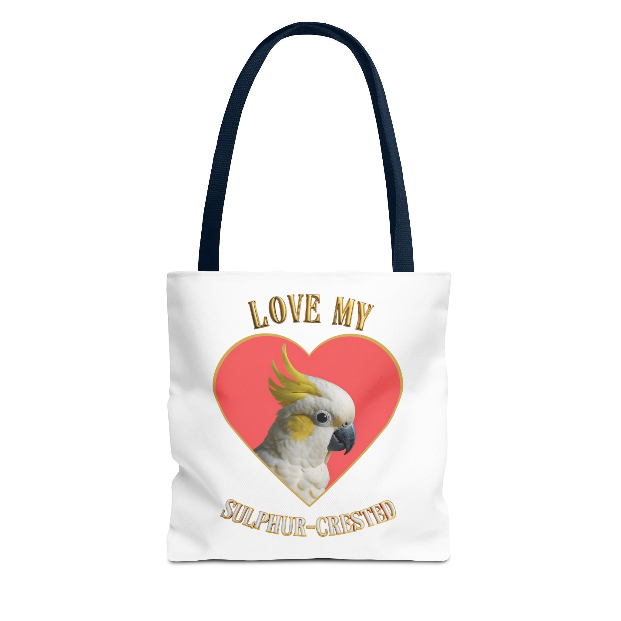 Love My Sulphur-Crested Heart Tote Bag