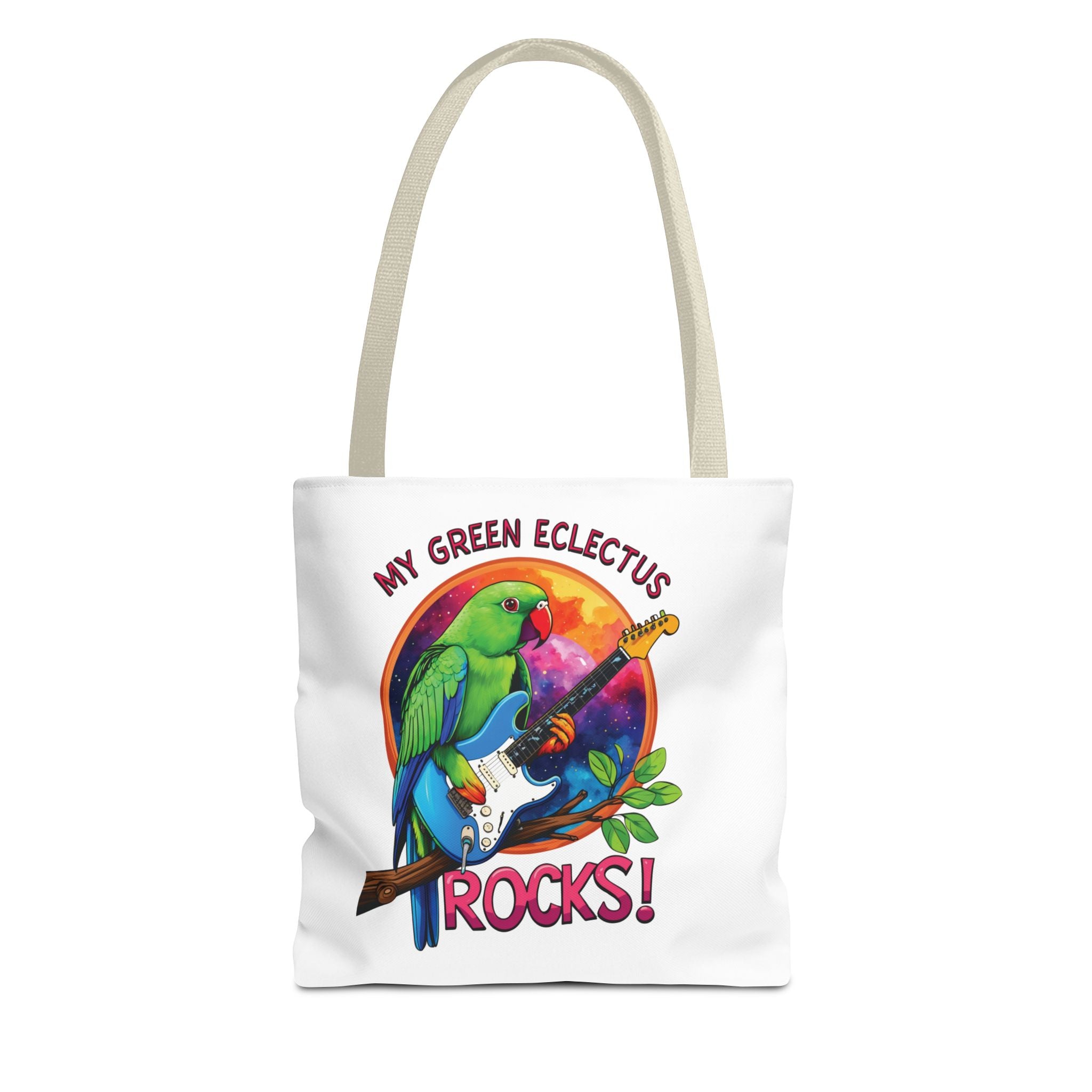 Green Eclectus Tote Bag