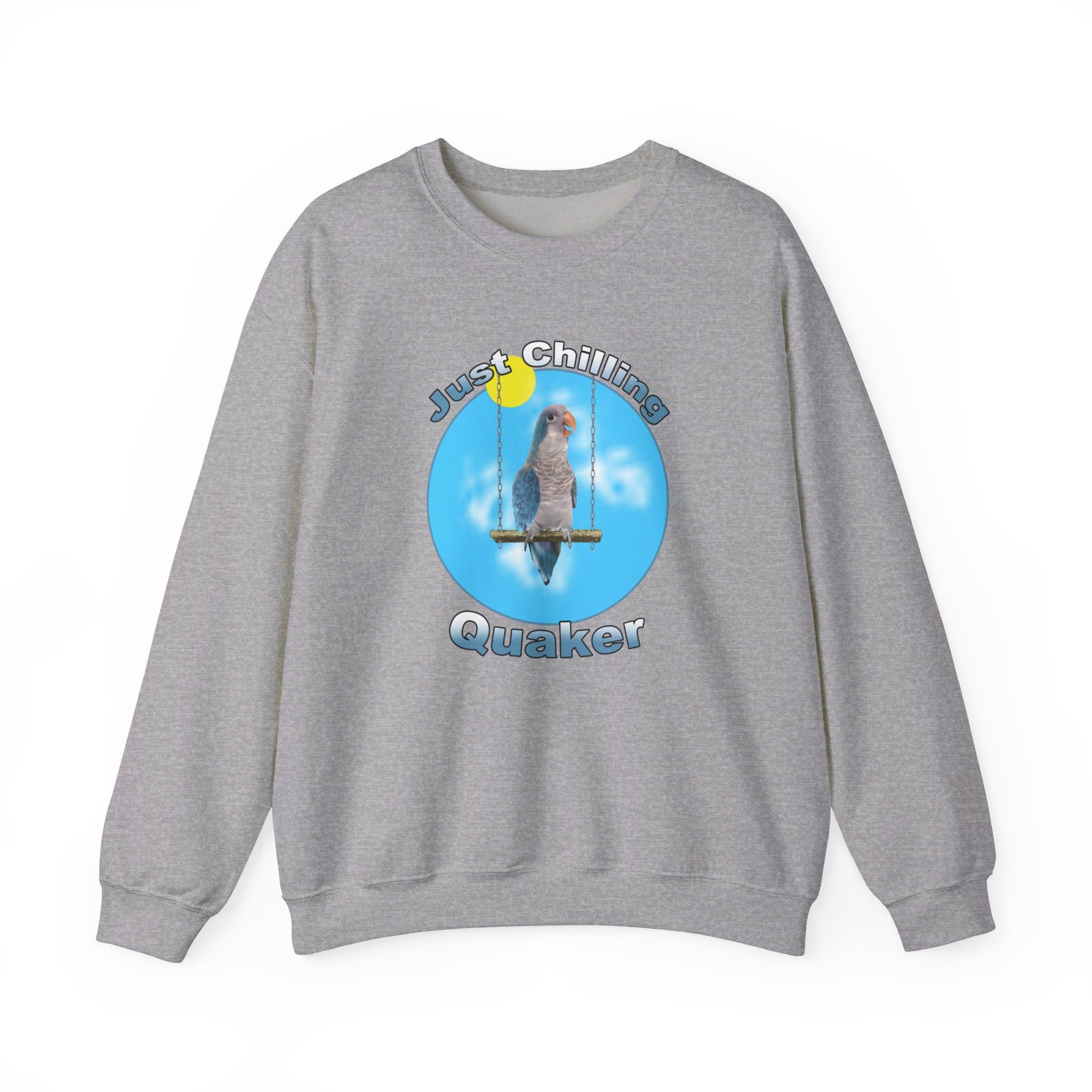Just Chilling Swing Blue Quaker Sweatshirt