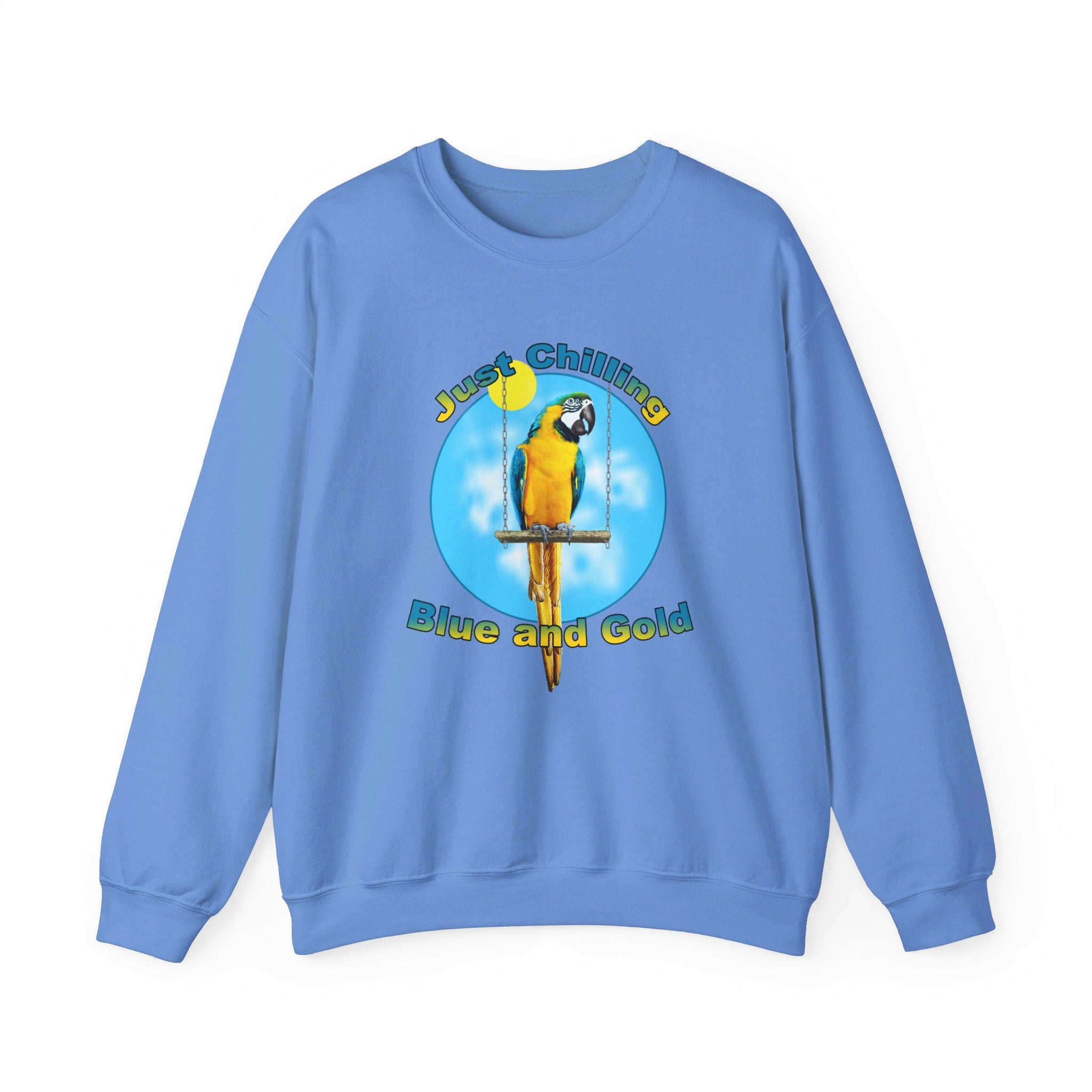 Just Chilling Swing Blue And Gold Sweatshirt