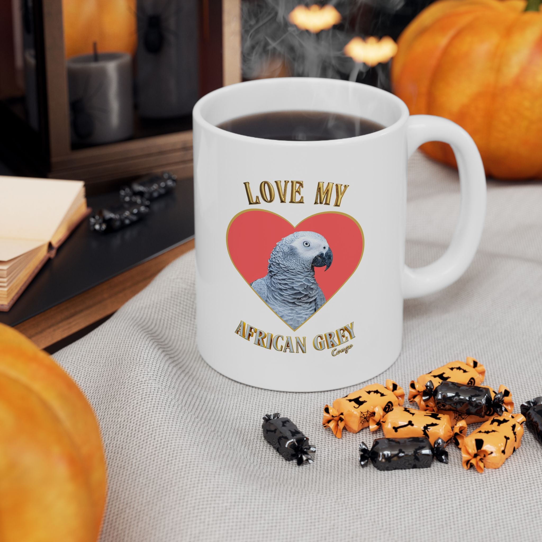 African Grey Congo Mug