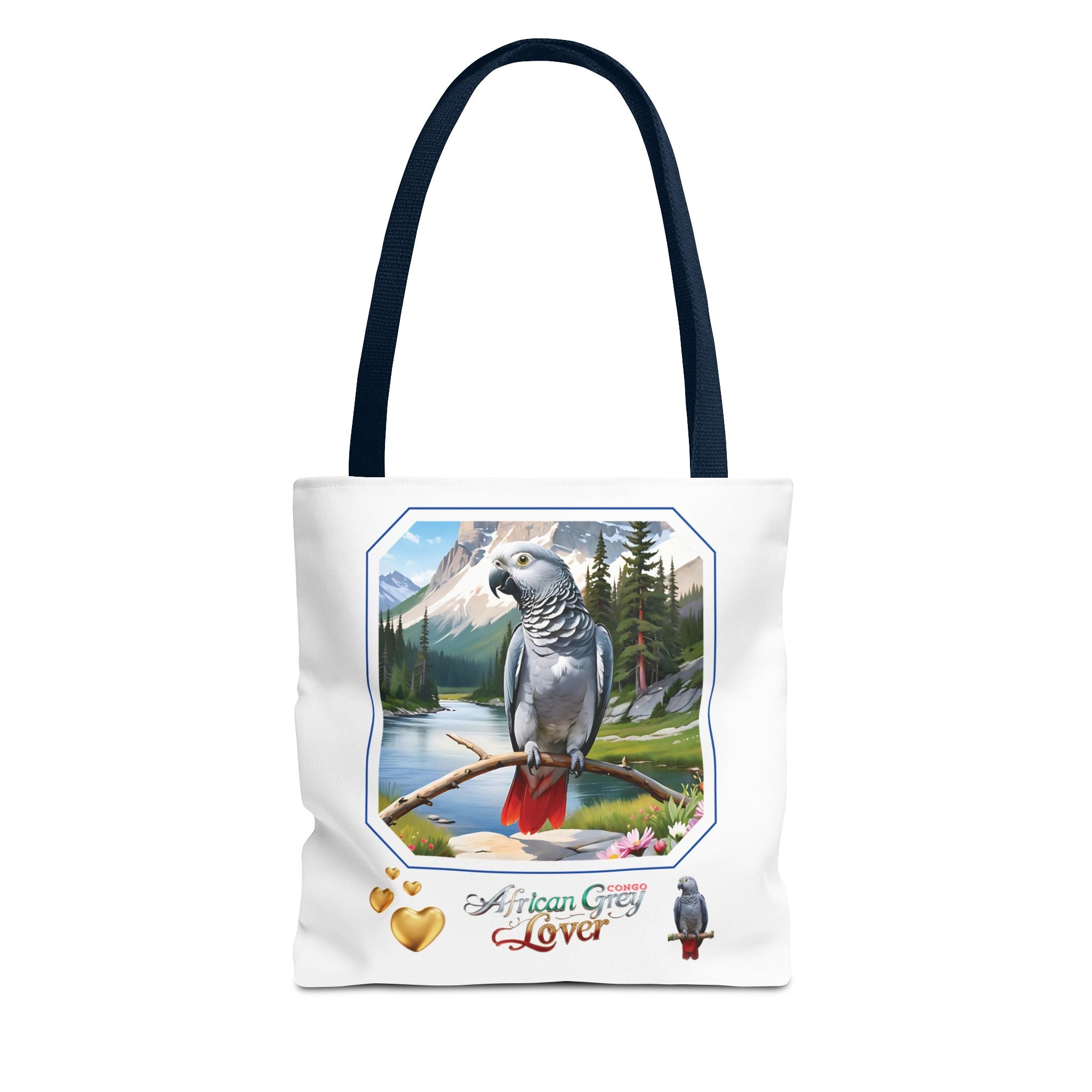 African Grey Parrot Tote Bag