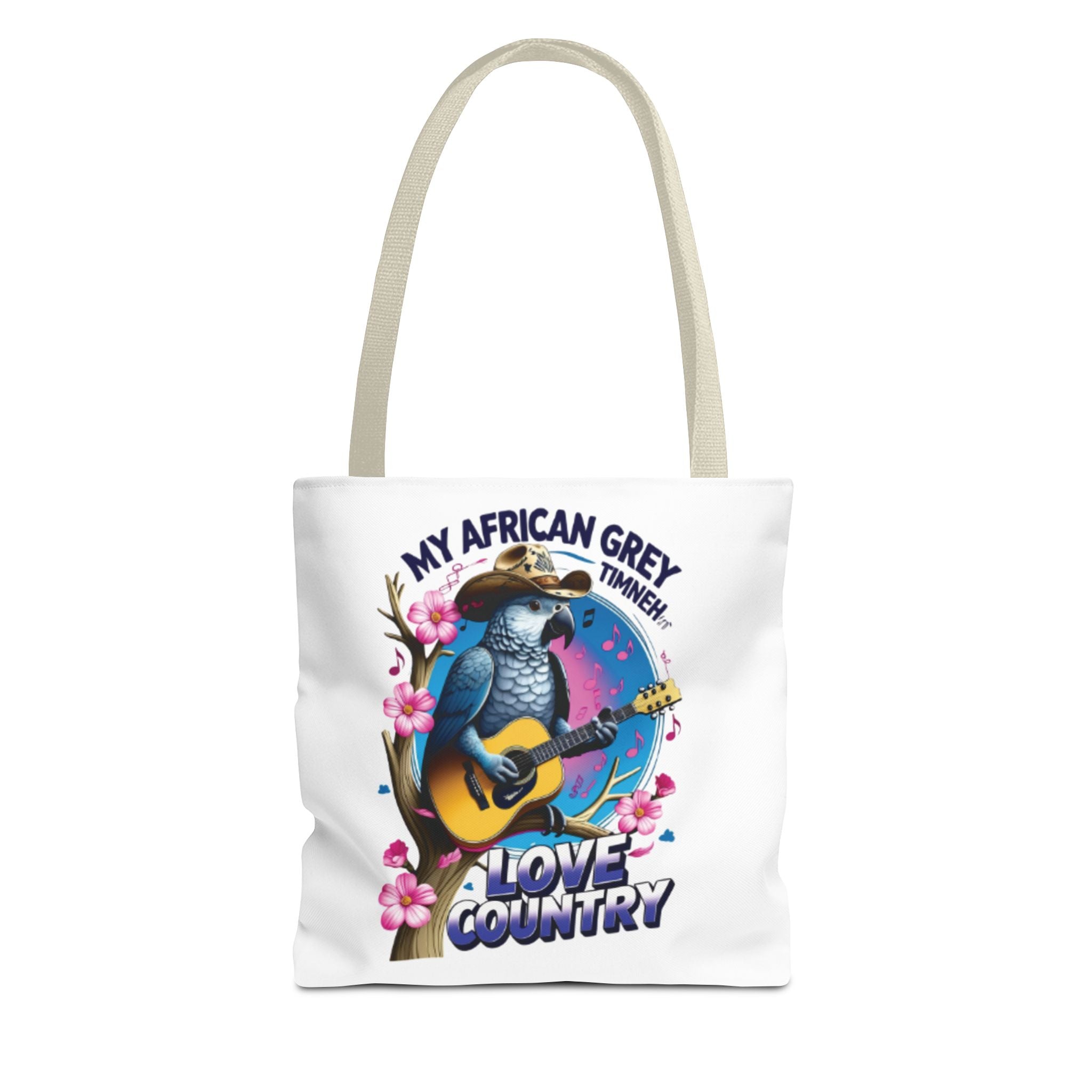 African Grey Timneh Love Country Tote Bag