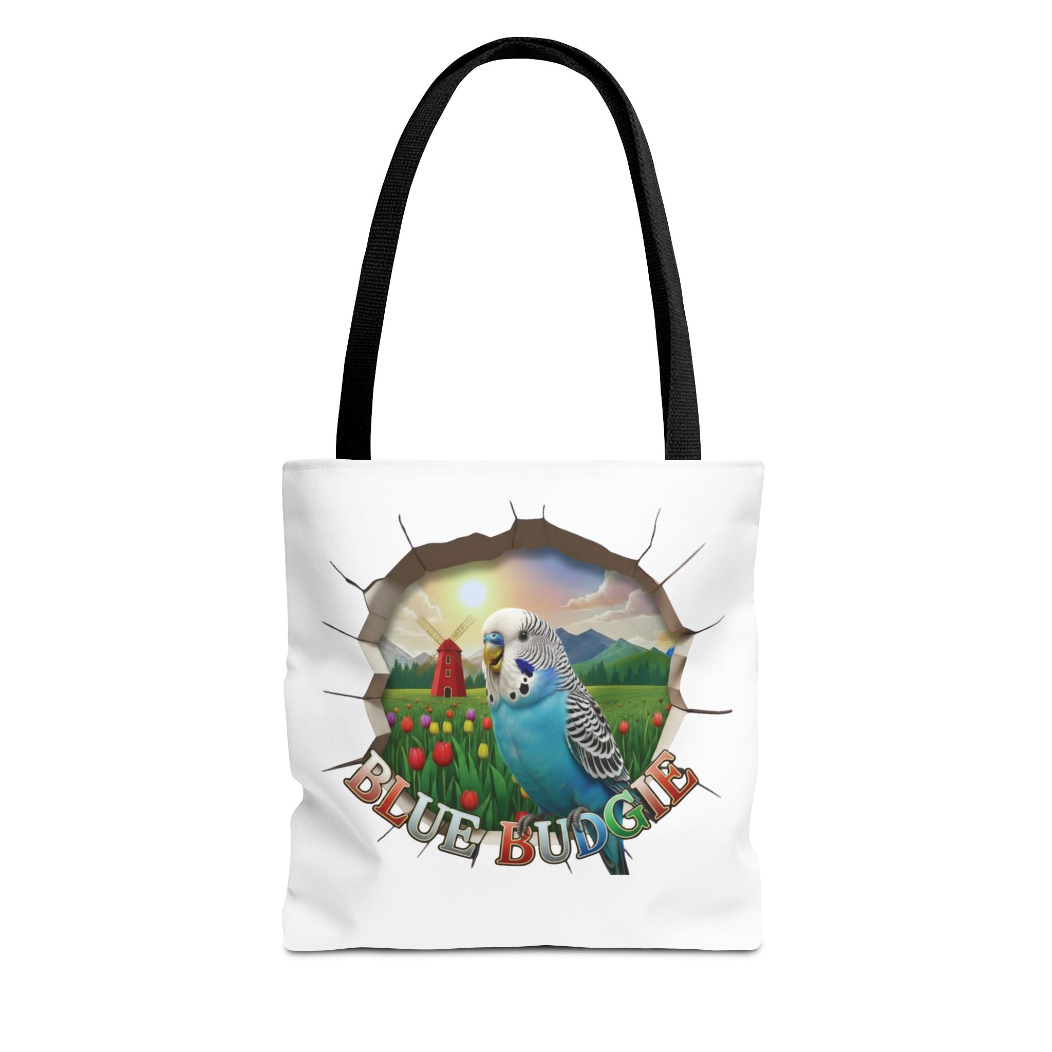 Blue Budgie Nature Tote Bag
