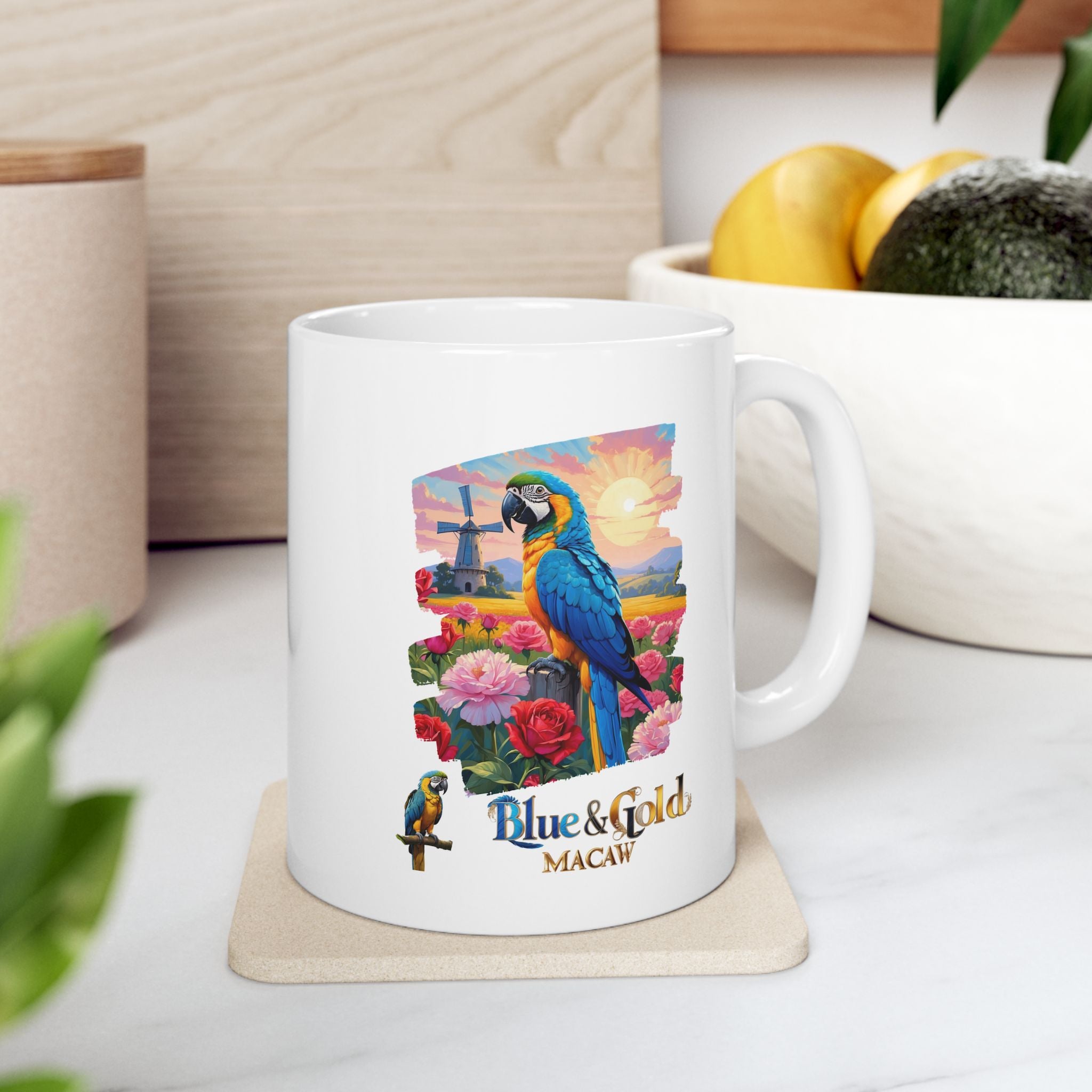Blue & Gold Macaw Mug