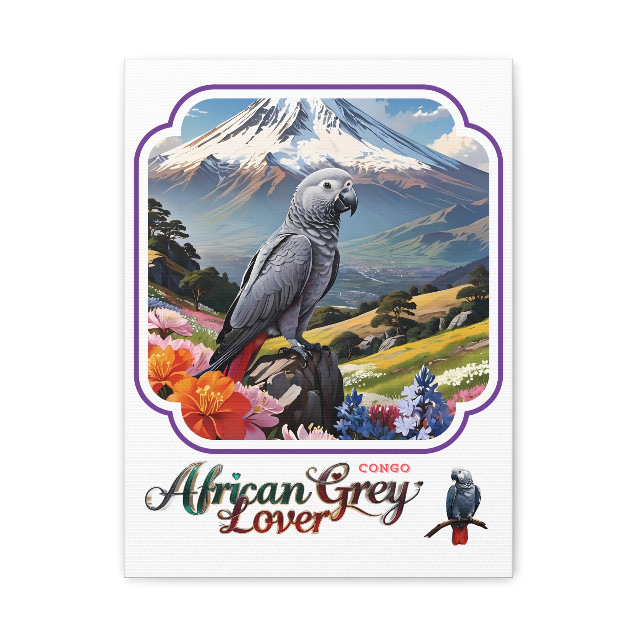 Africa Grey Congo Lover Wall-Hanging