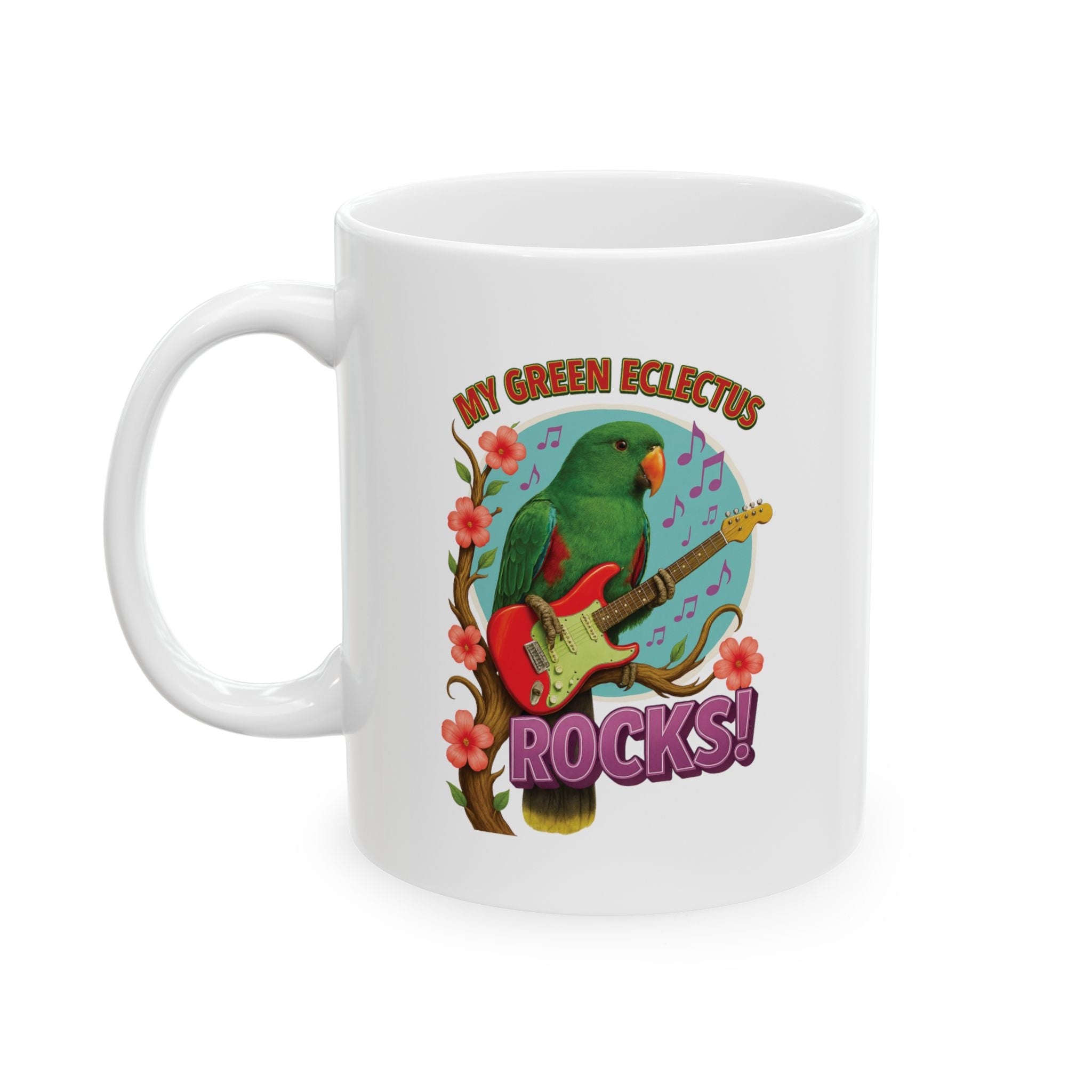 Green Eclectus Mug