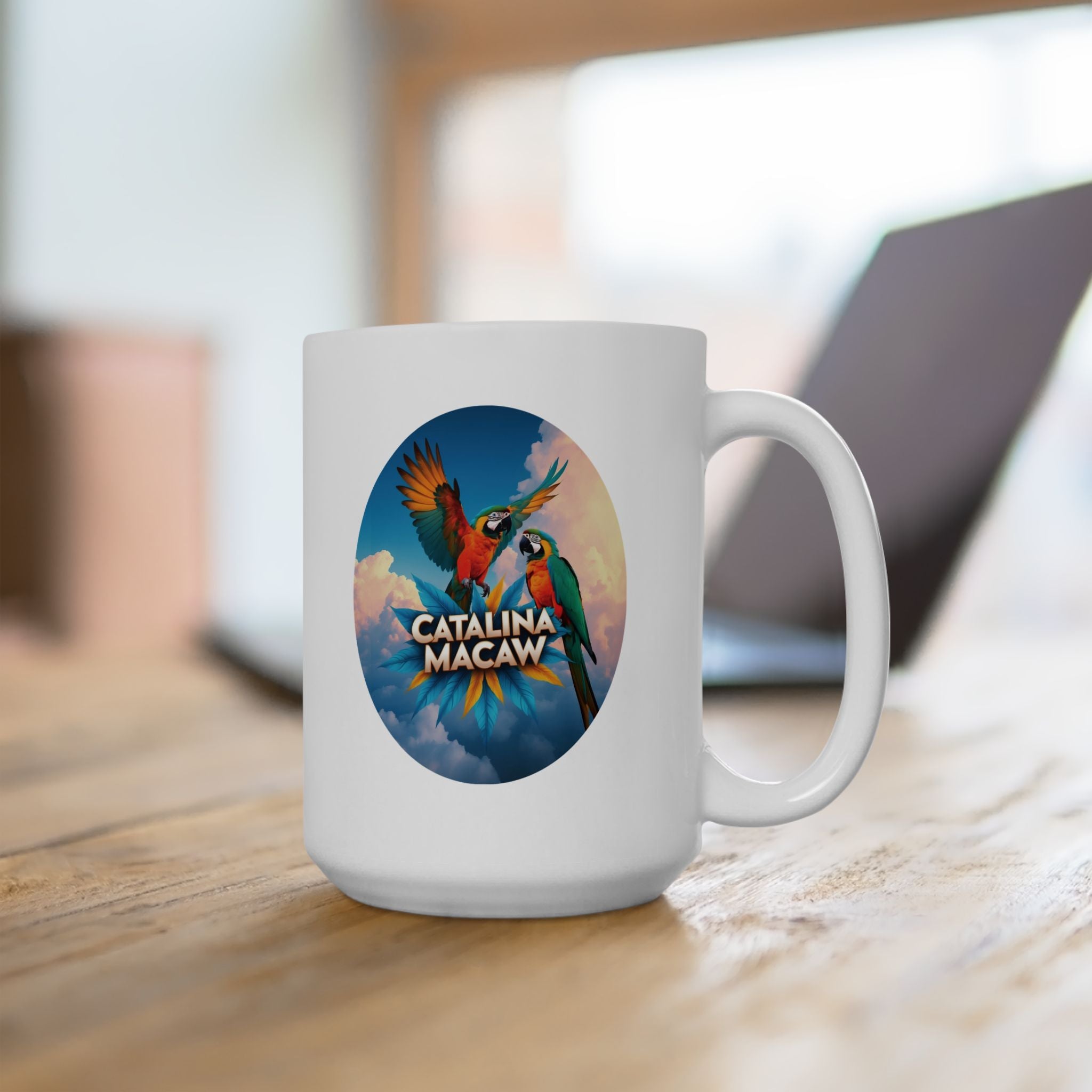 Flying Catalina Macaw Lover Mug