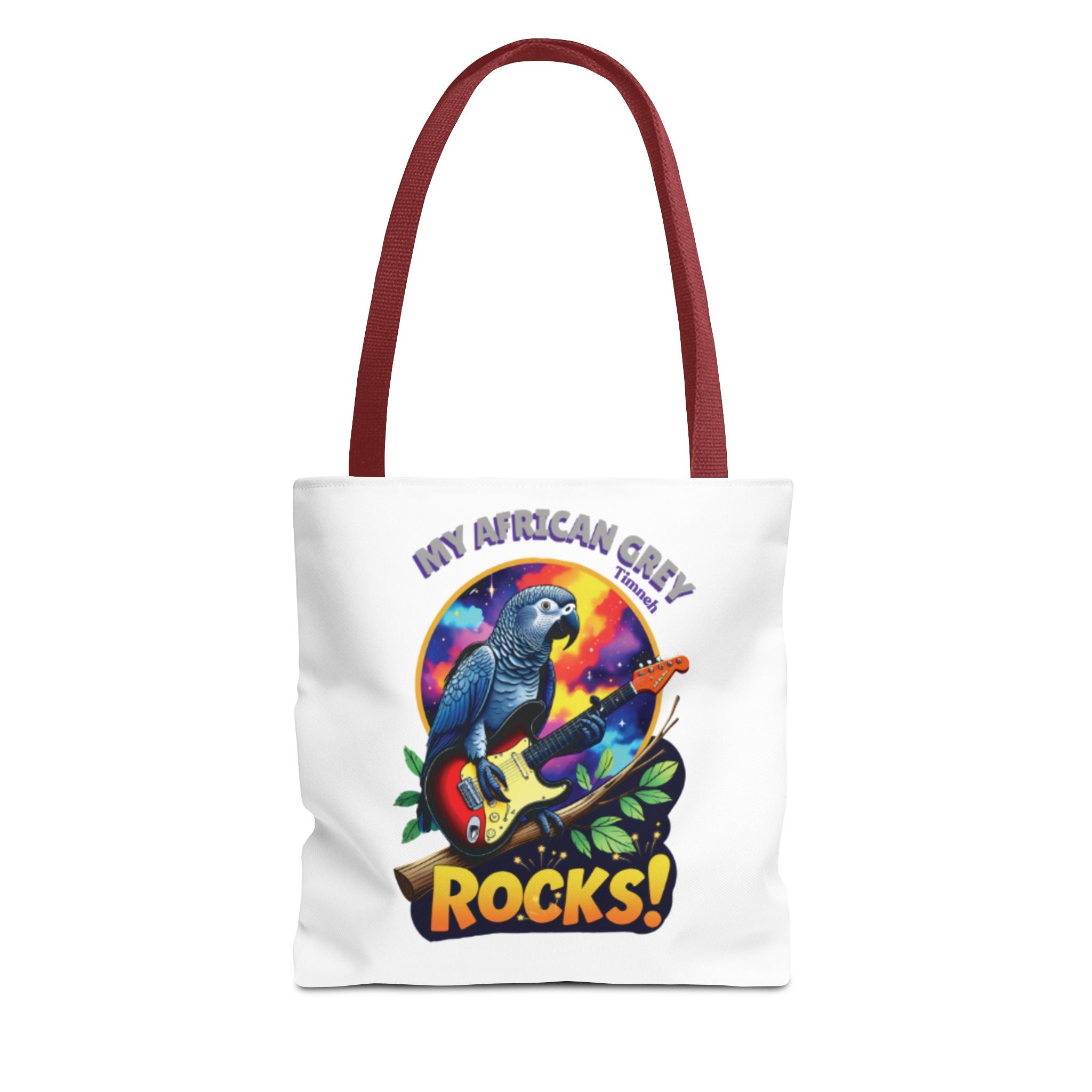 African Grey Timneh Rocks Tote Bag