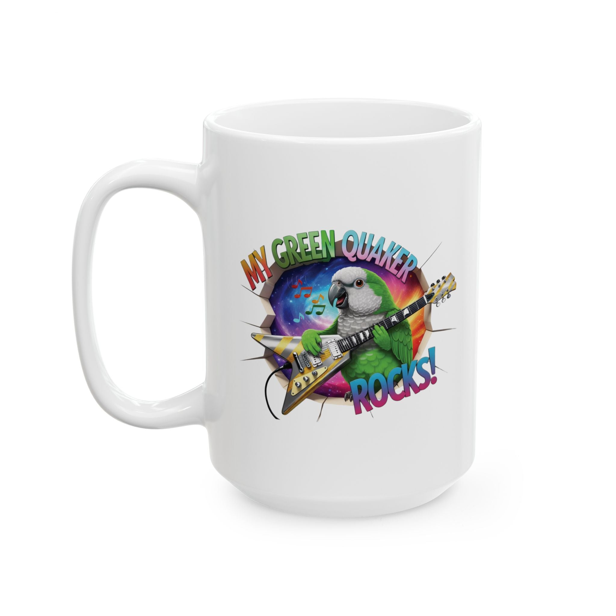 My Green Quaker Rocks Mug
