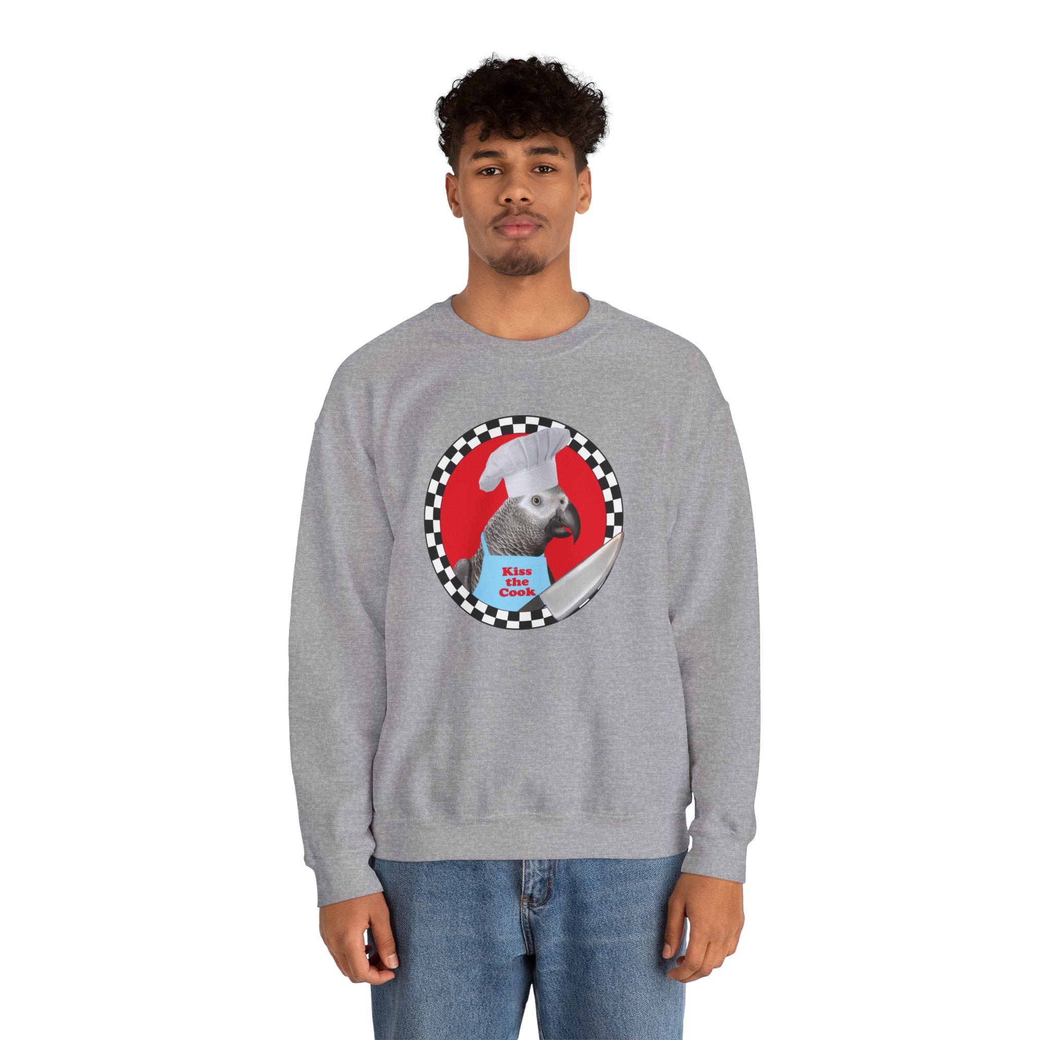 Kiss The Cook African Grey Sweatshirt