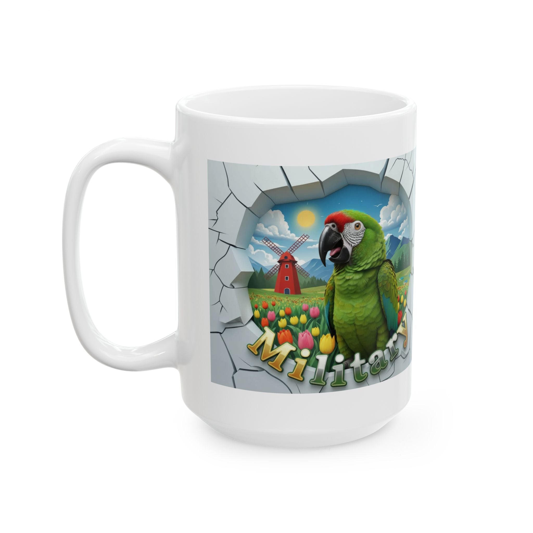 Military Meadow Scenic Mug