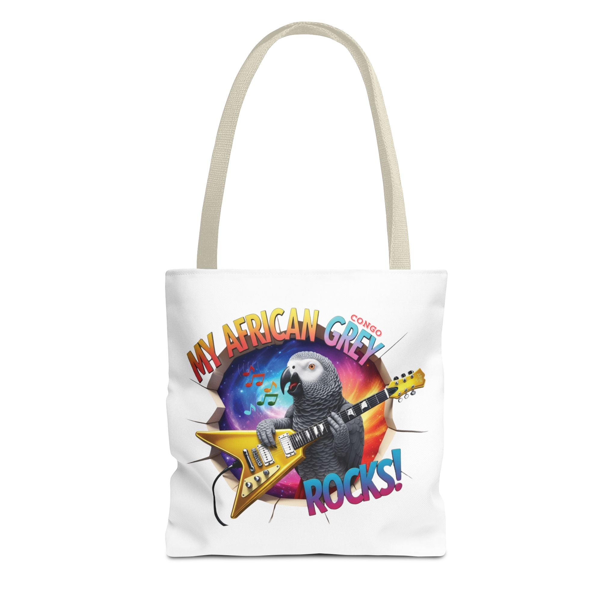 African Grey Congo Rocks Tote Bag