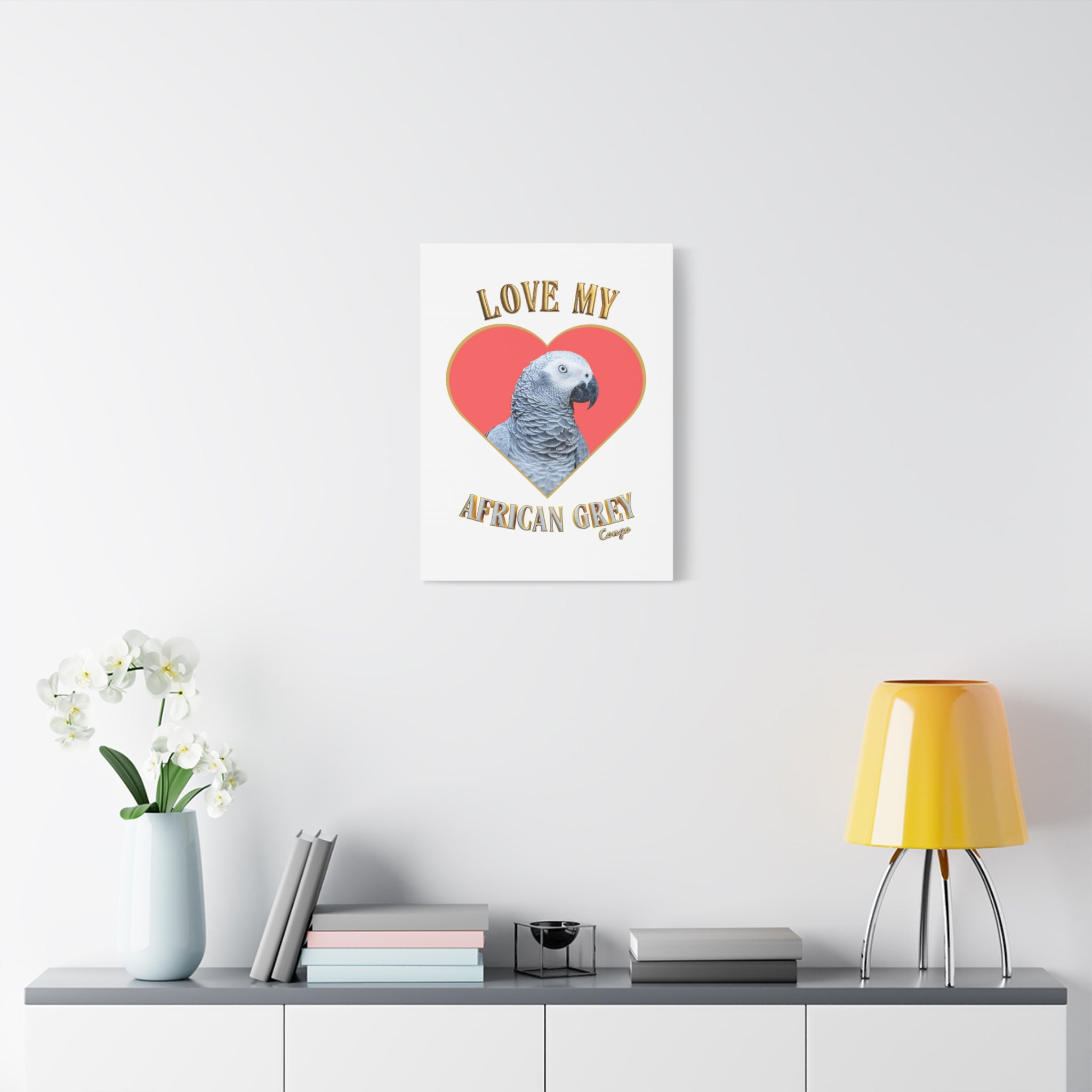 African Grey Congo Wall-Hanging