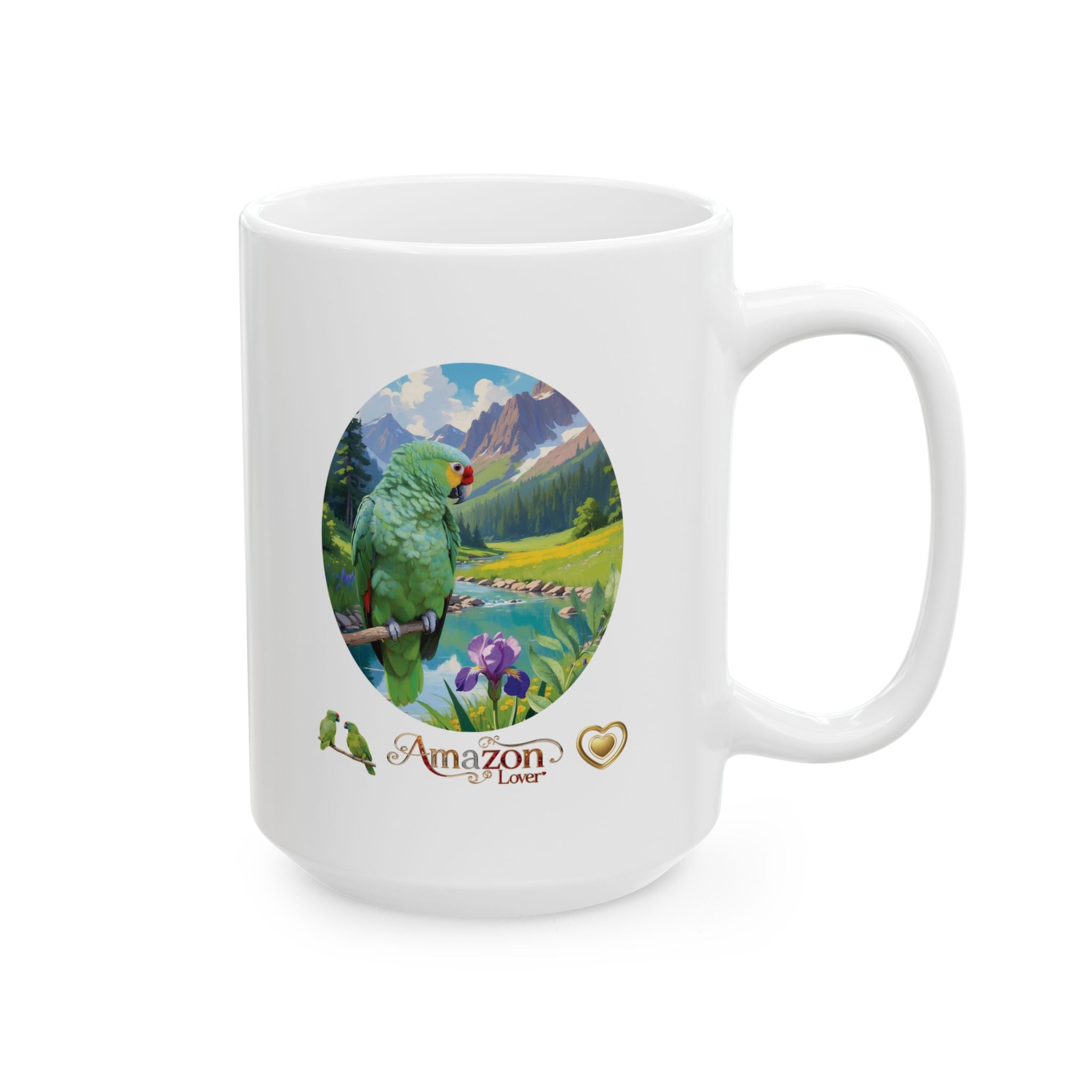 Amazon Lover Mountain Lake Mug