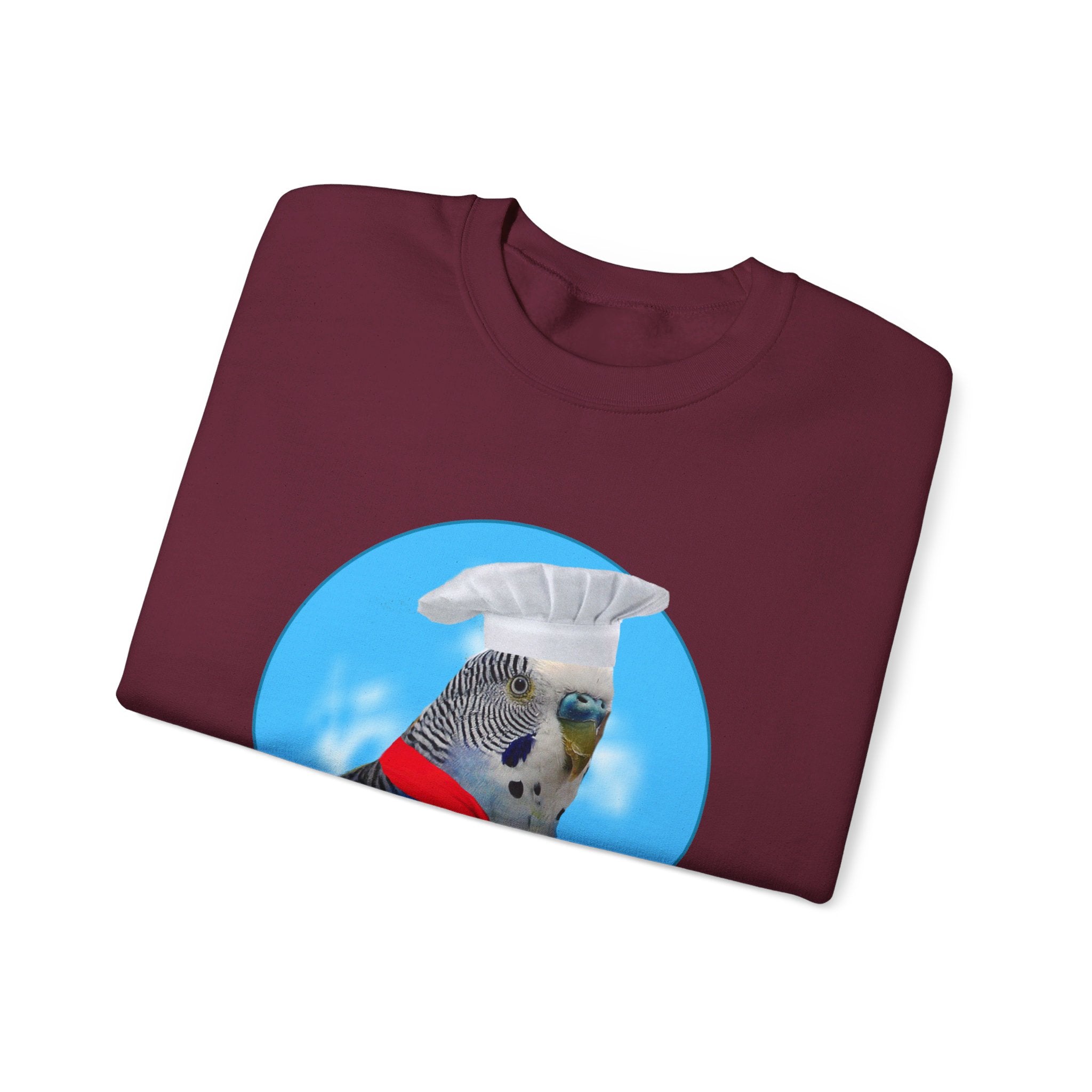 Bon Appetit Blue Budgie Sweatshirt