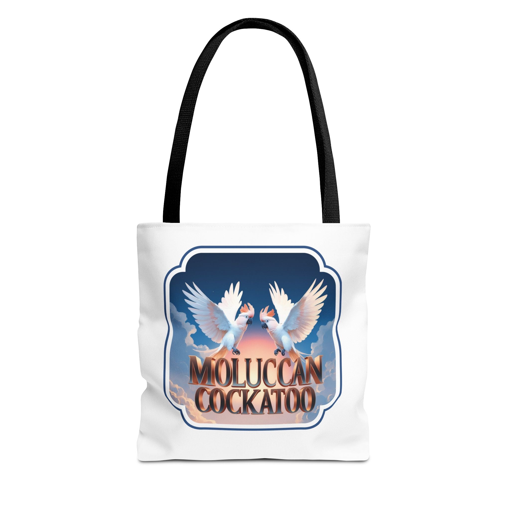 Moluccan Cockatoo Flying Tote Bag