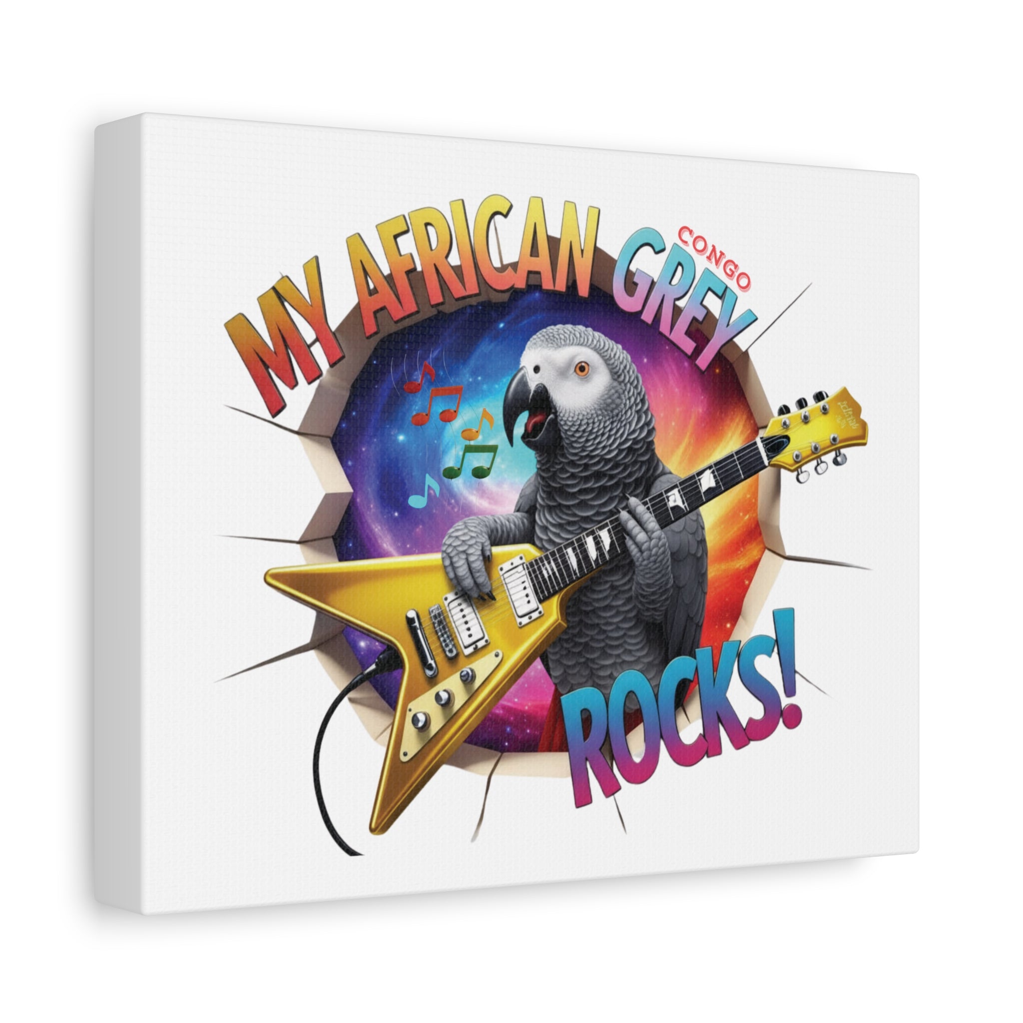 African Grey Congo Rocks Wall-Hanging