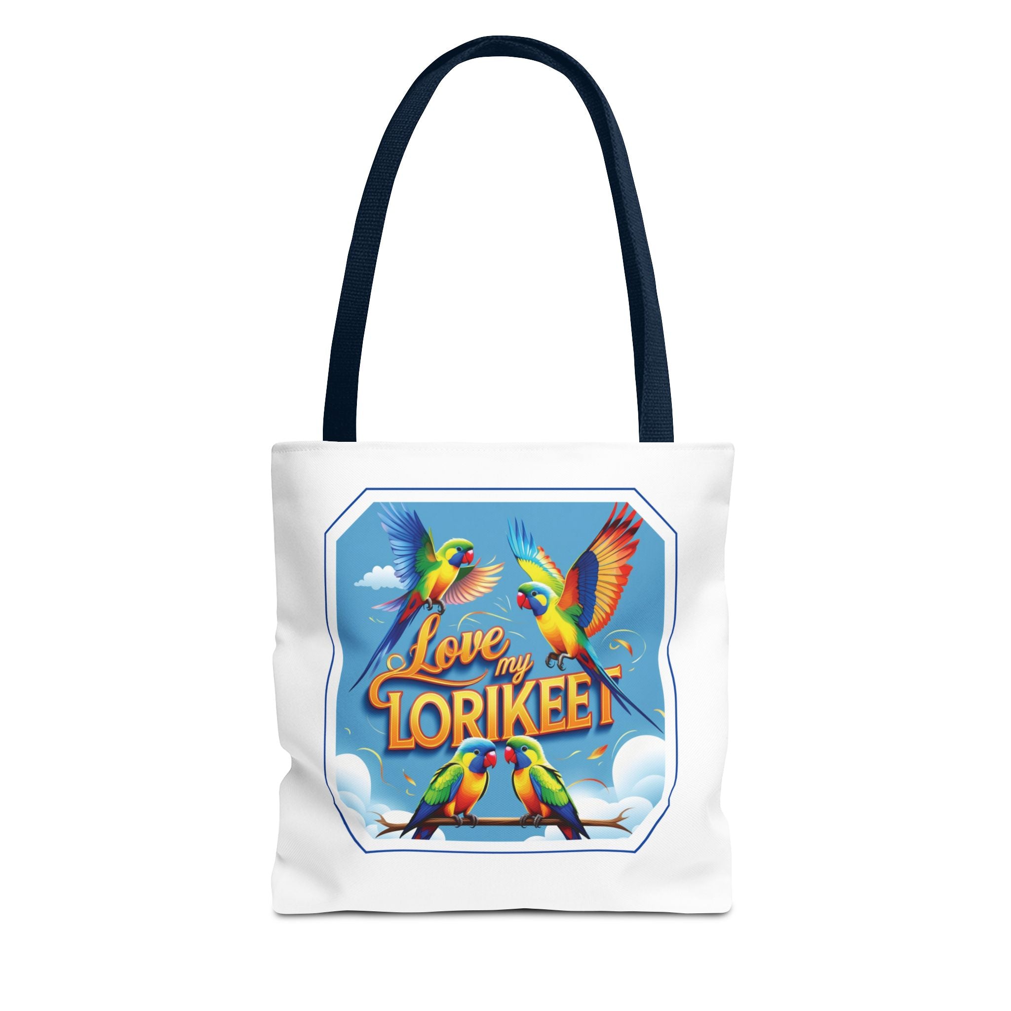 Love My Rainbow Lorikeet Tote Bag