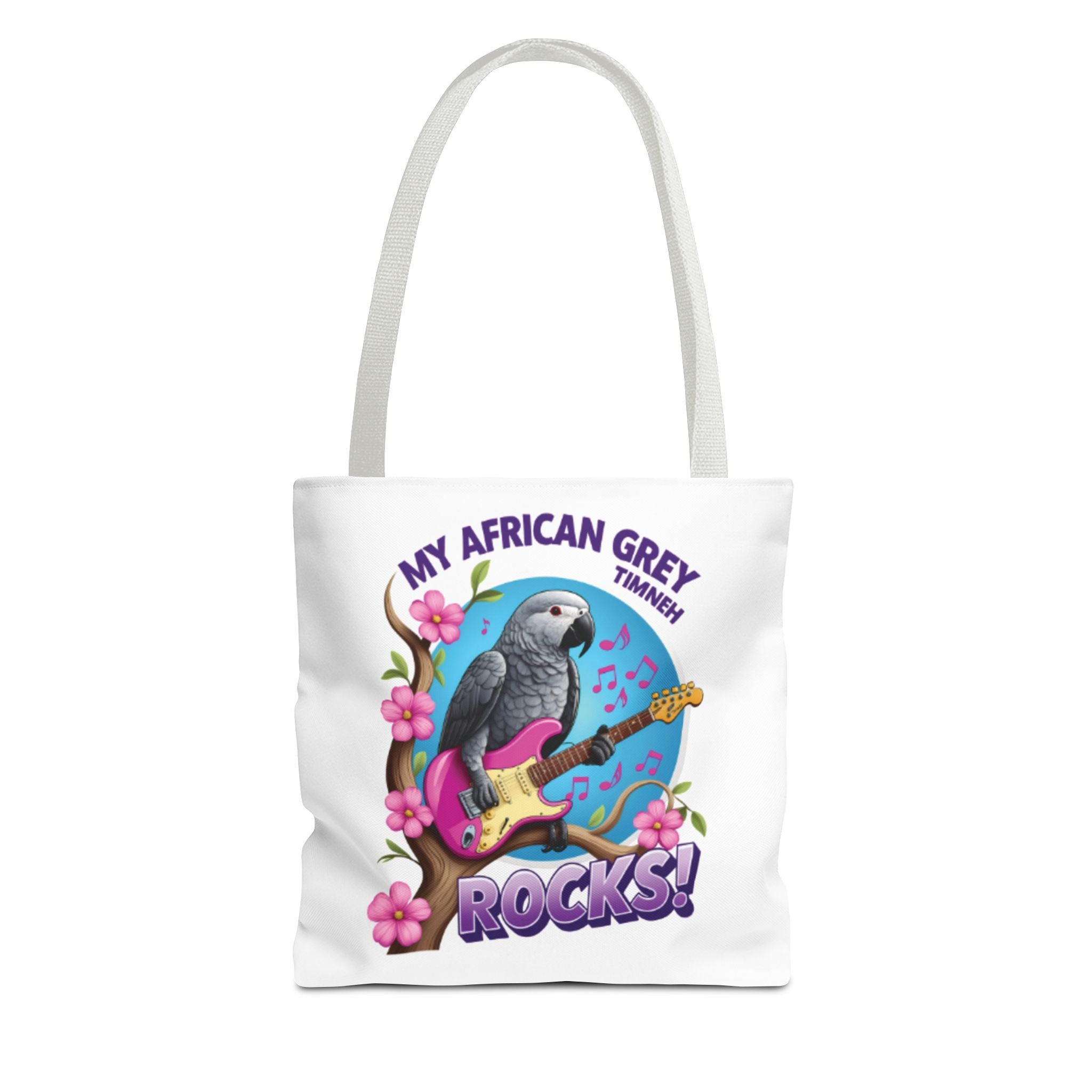 African Grey Timneh Rocks Tote Bag