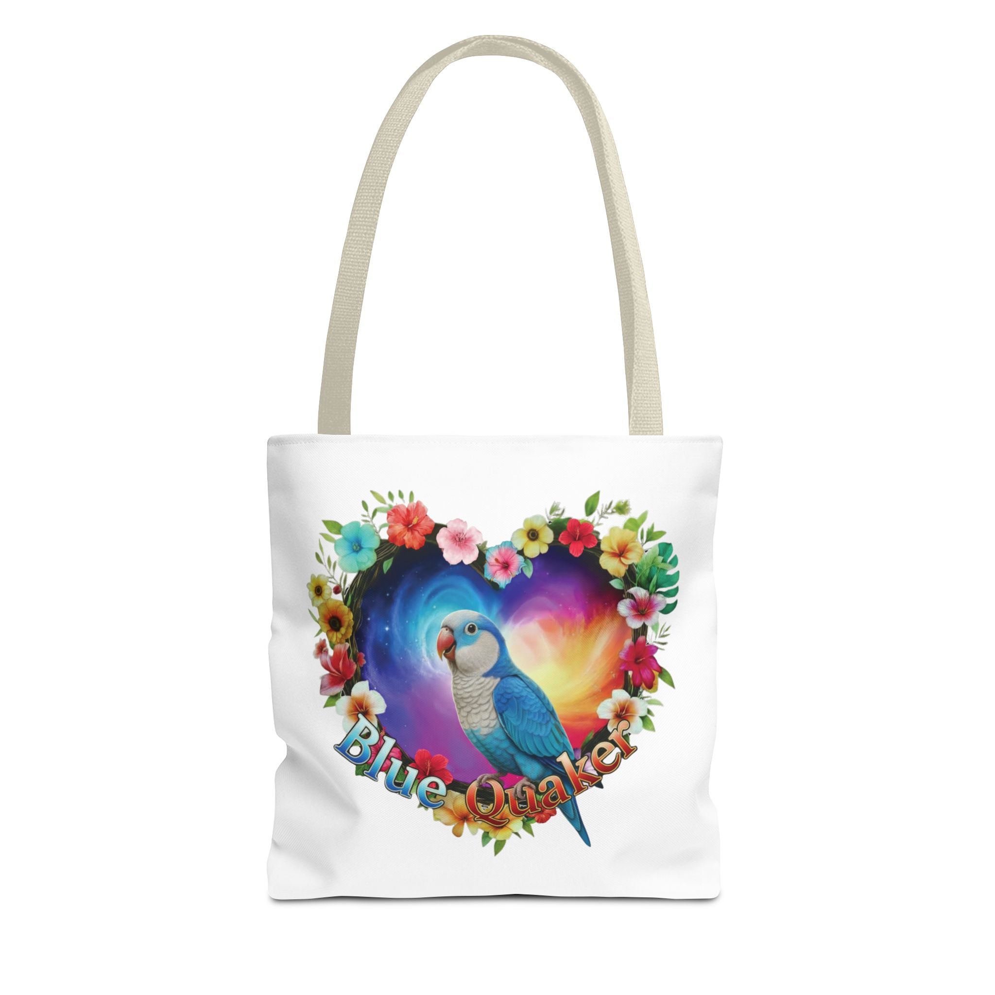 Blue Quaker Bird Tote Bag