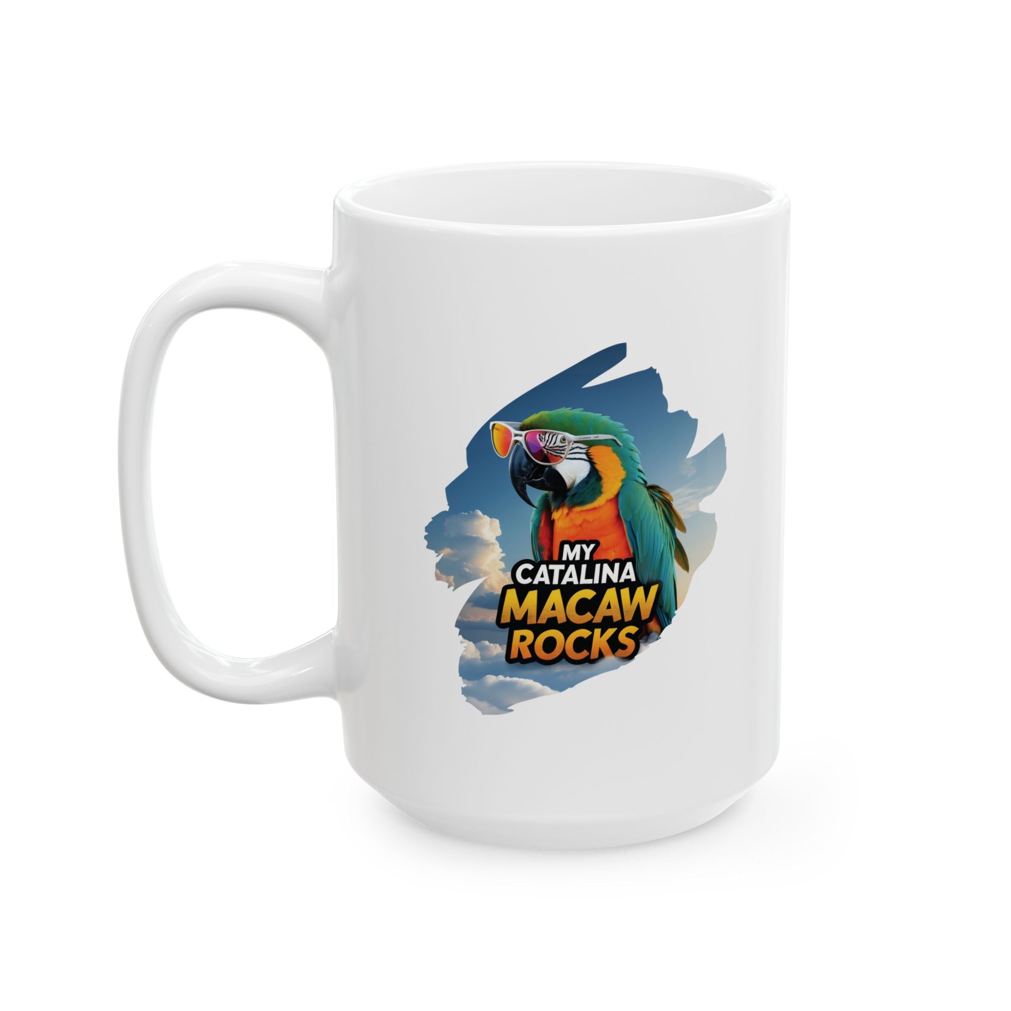 Catalina Macaw Rocks Mug