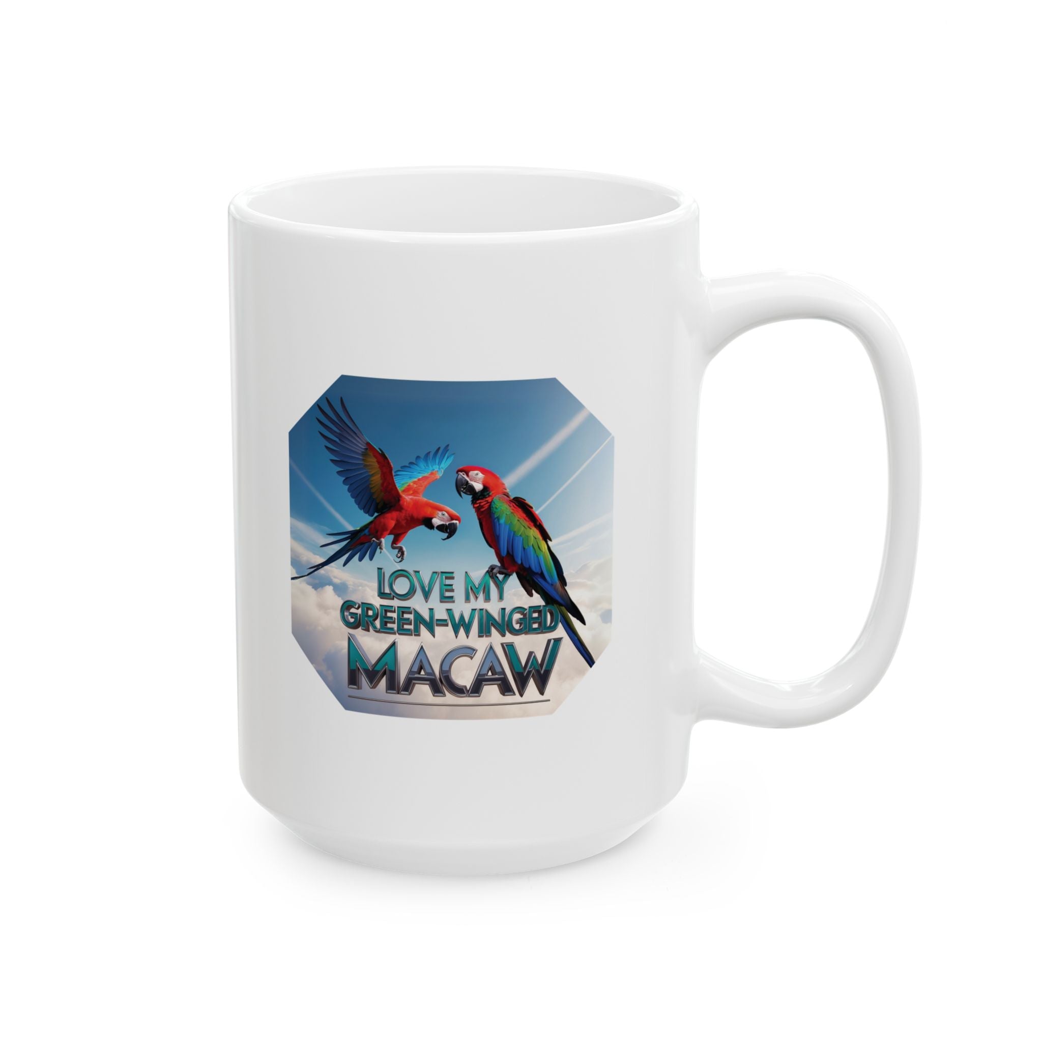 Love My Green-Winged Macaw Mug