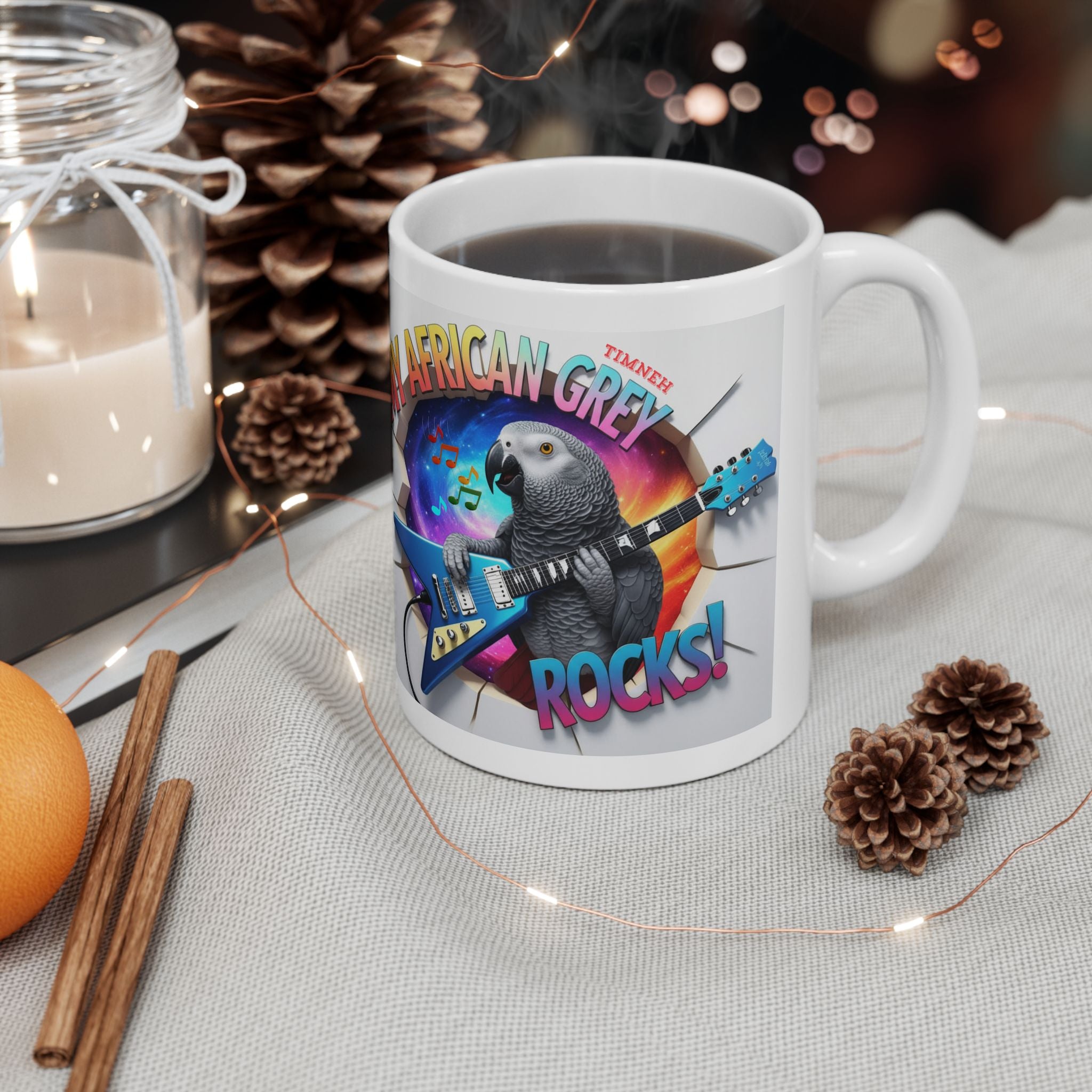 My African Grey Timneh Rocks Mug