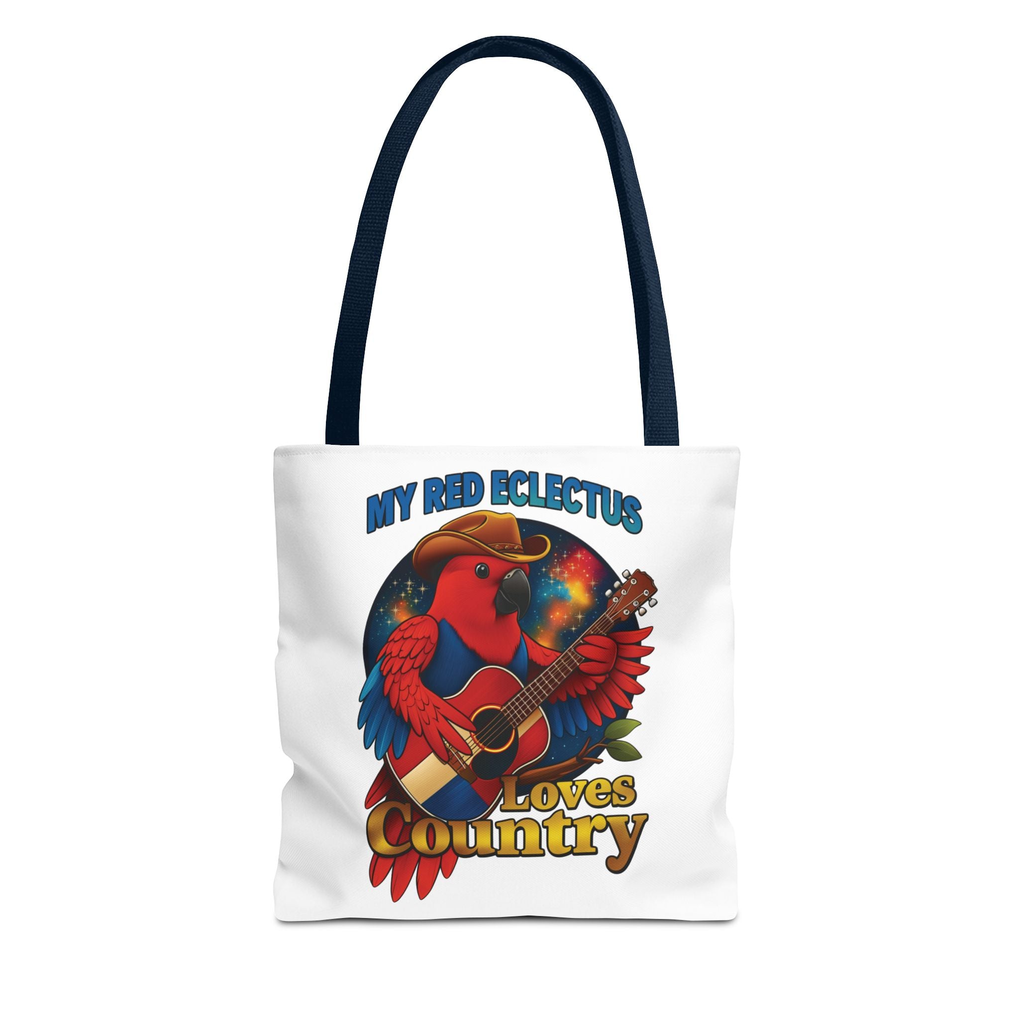 Red Eclectus Tote Bag