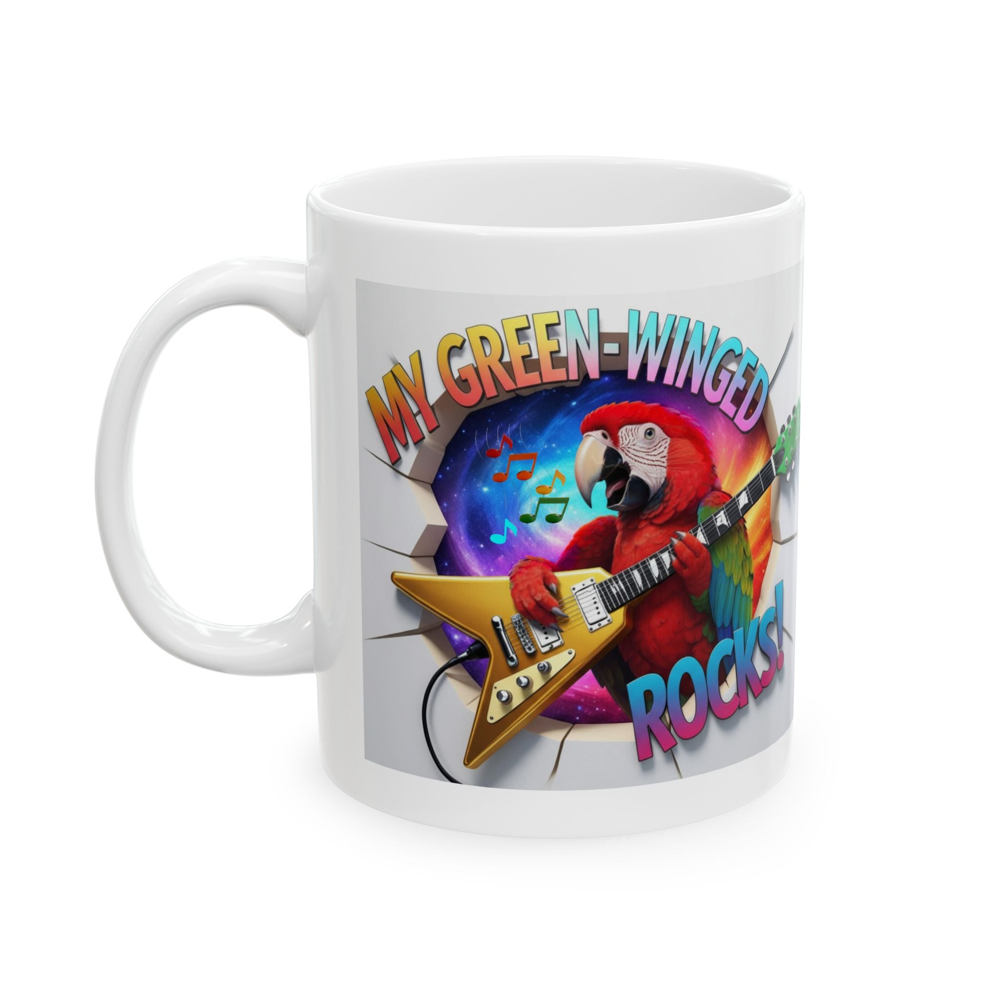 My Green Winged Rocks Mug