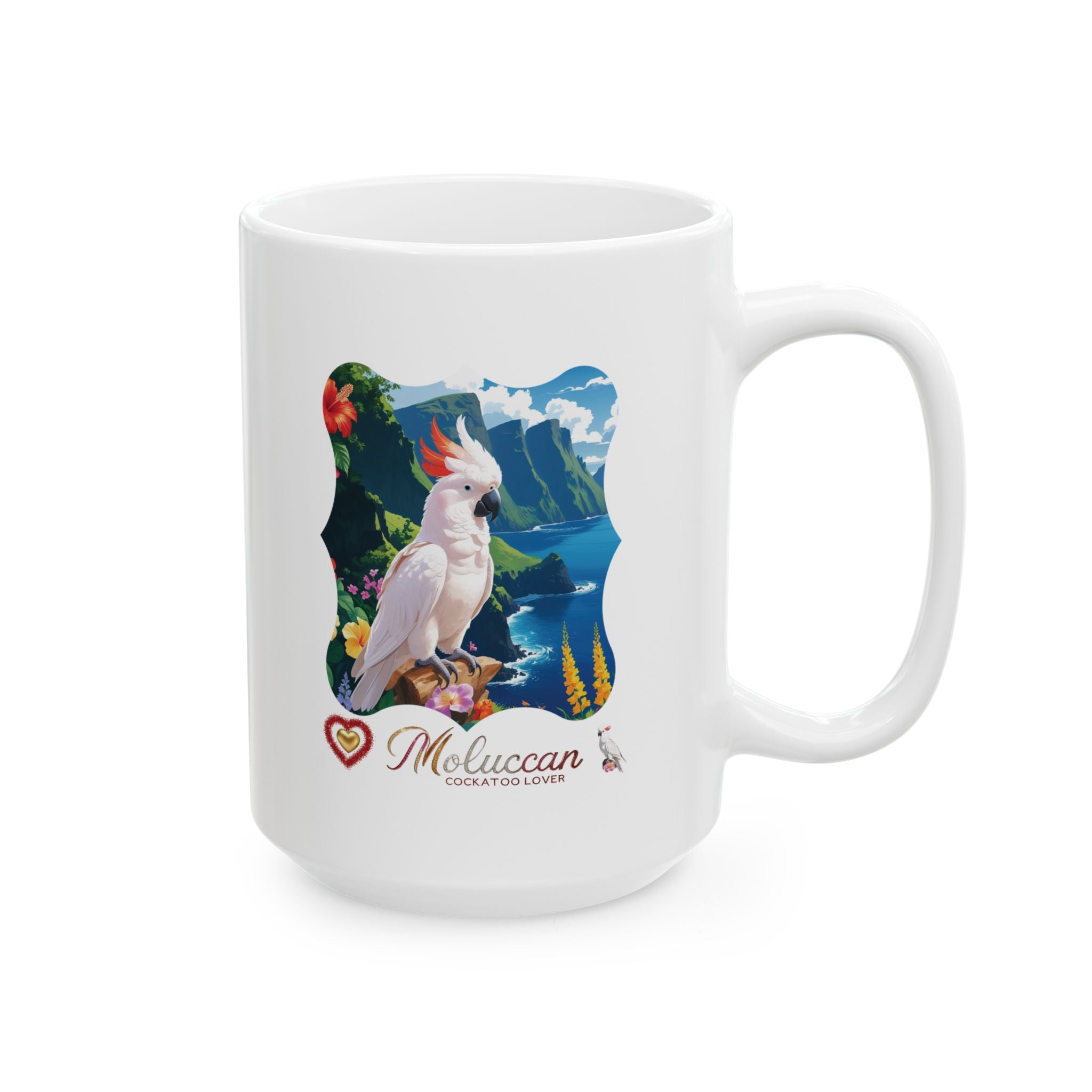 Moluccan Cockatoo Lover Valley Mug