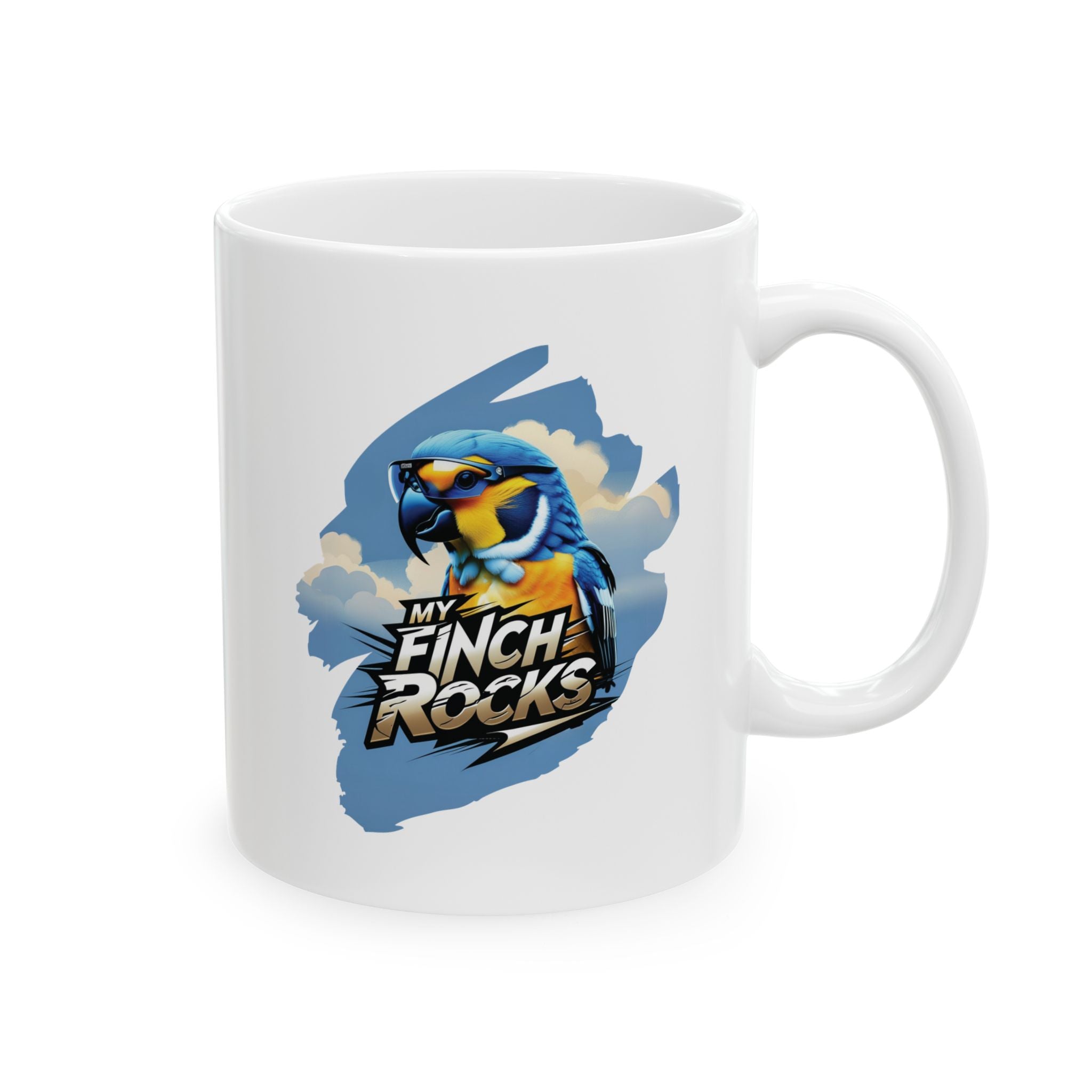 My Finch Rocks Sunglasses Mug