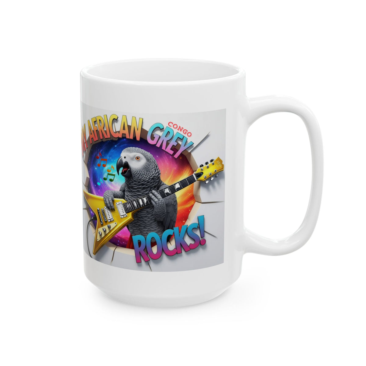 My African Grey Congo Rocks Mug