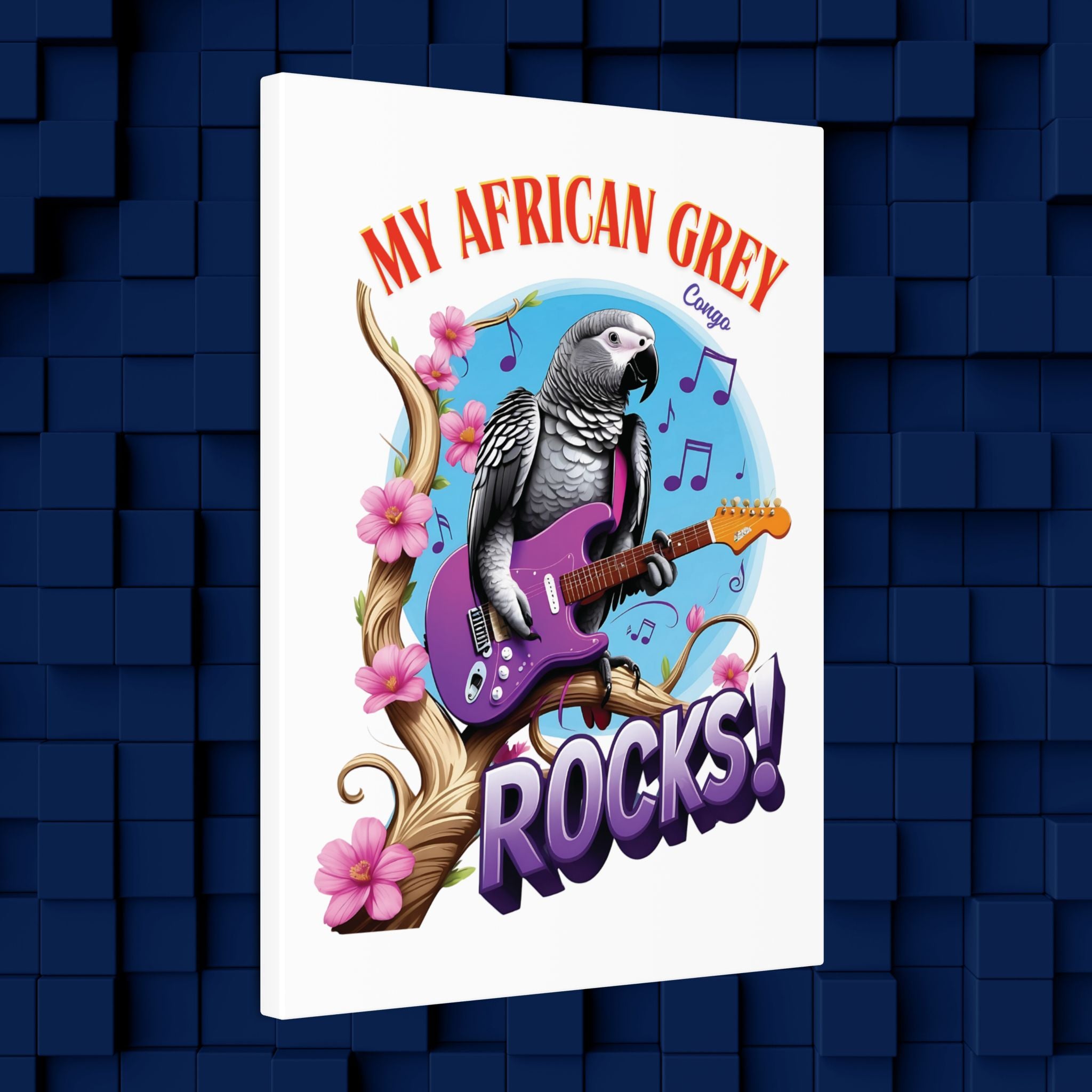 African Grey Congo Wall Hangings