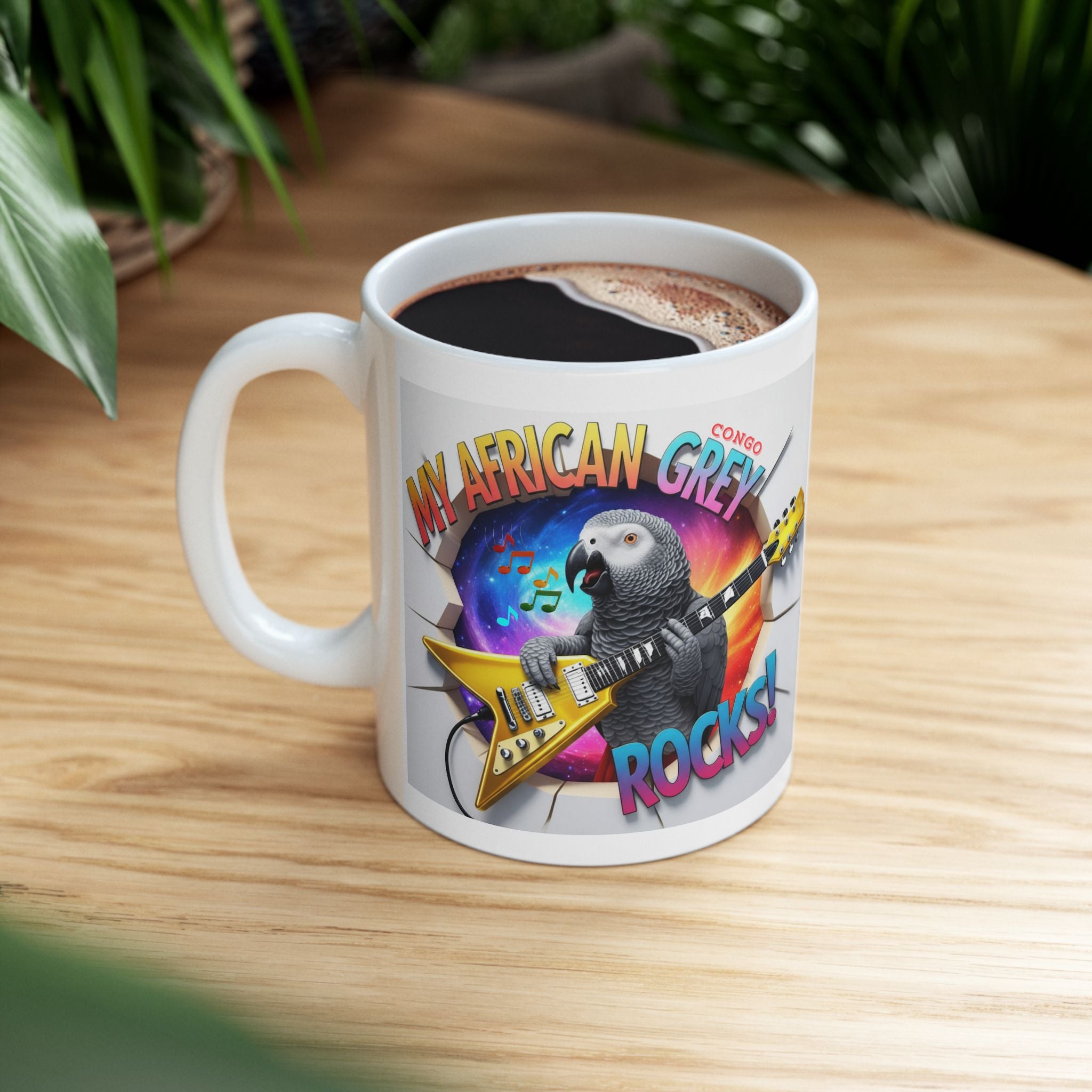 My African Grey Congo Rocks Mug