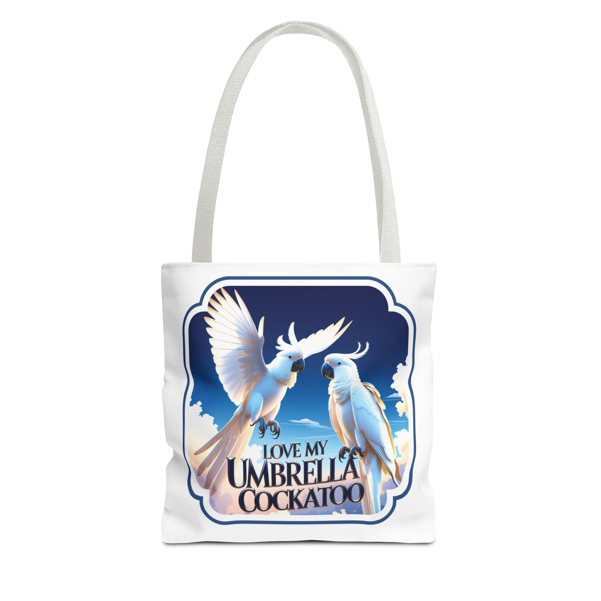 Love My Umbrella Cockatoo Tote Bag