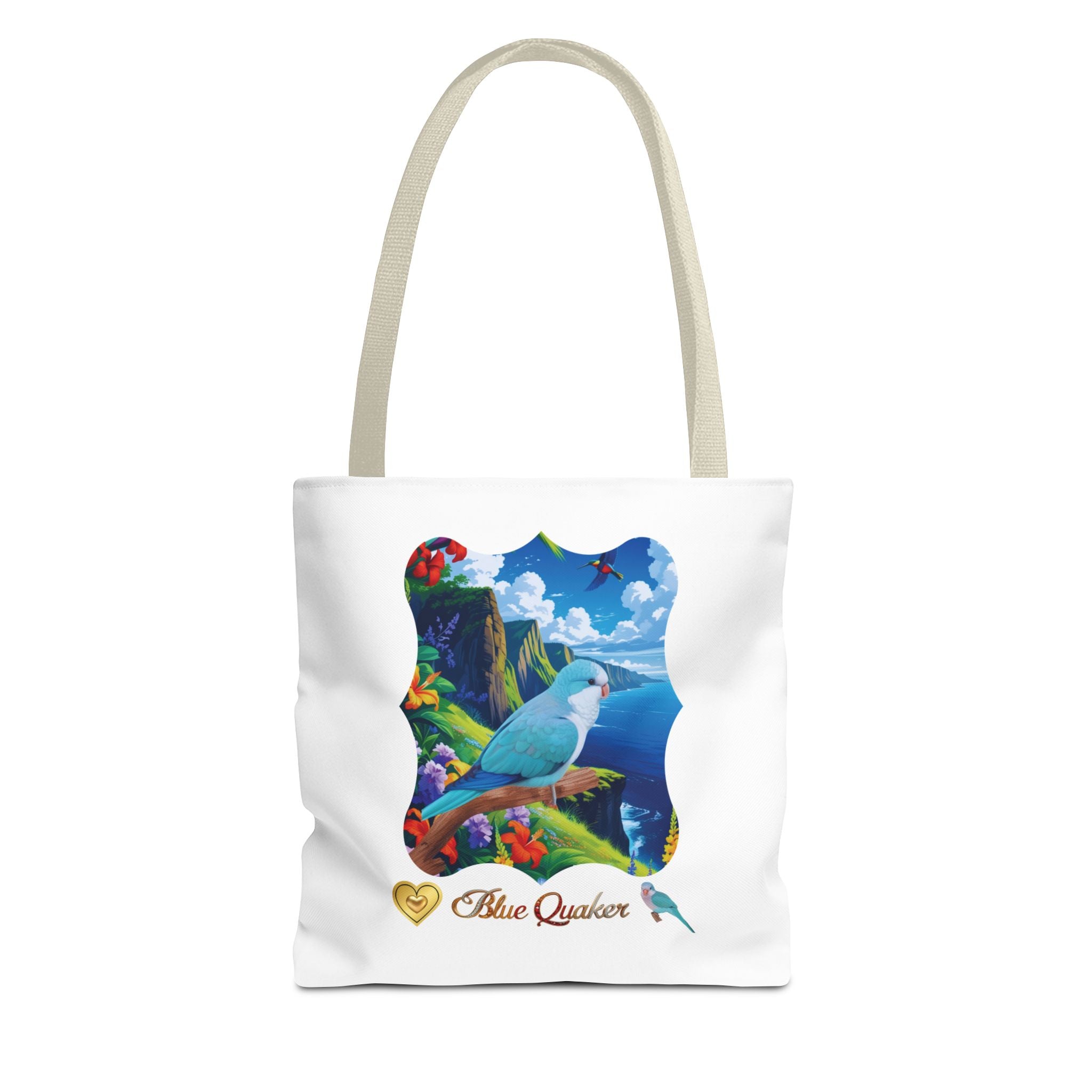 Blue Quaker Lake Scenic Tote Bag