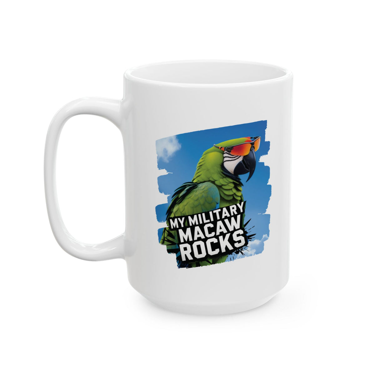 My Military Macaw Rocks Mug