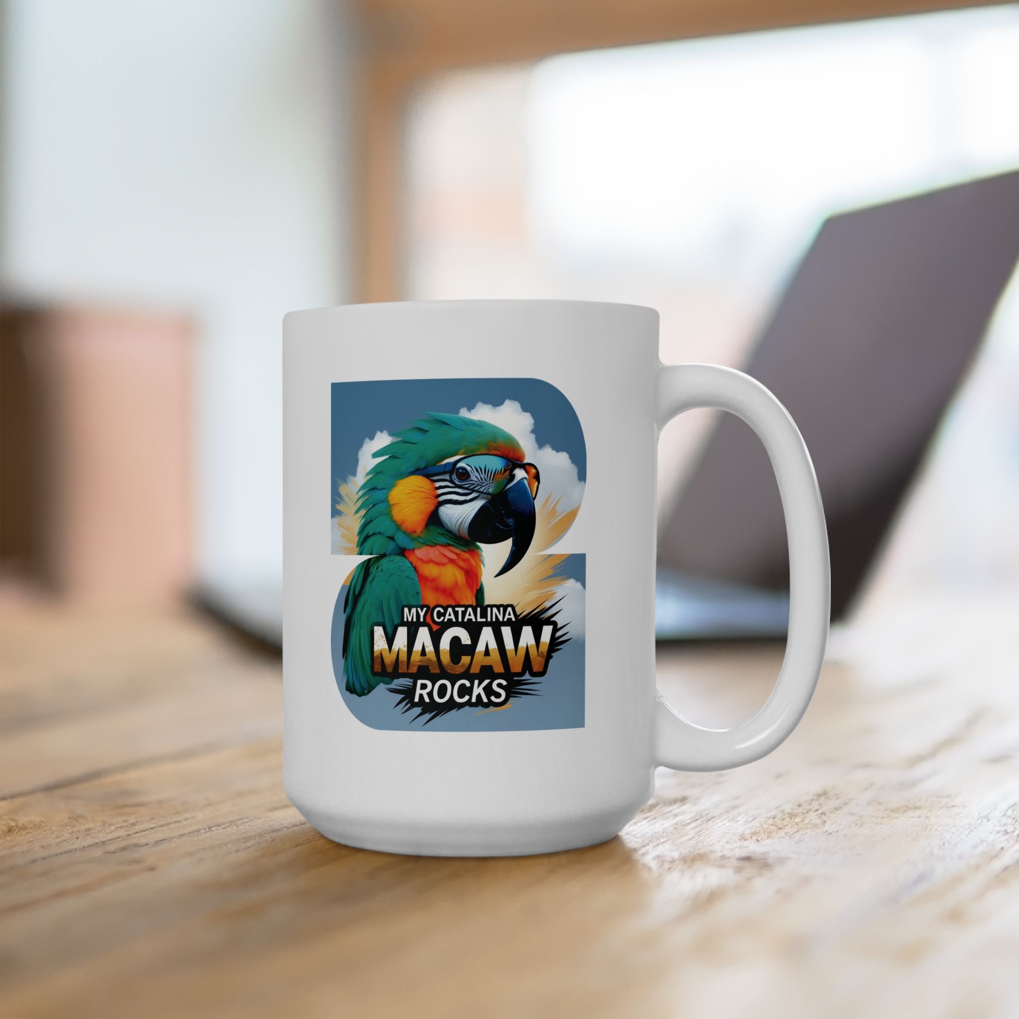 My Catalina Macaw Rocks Mug