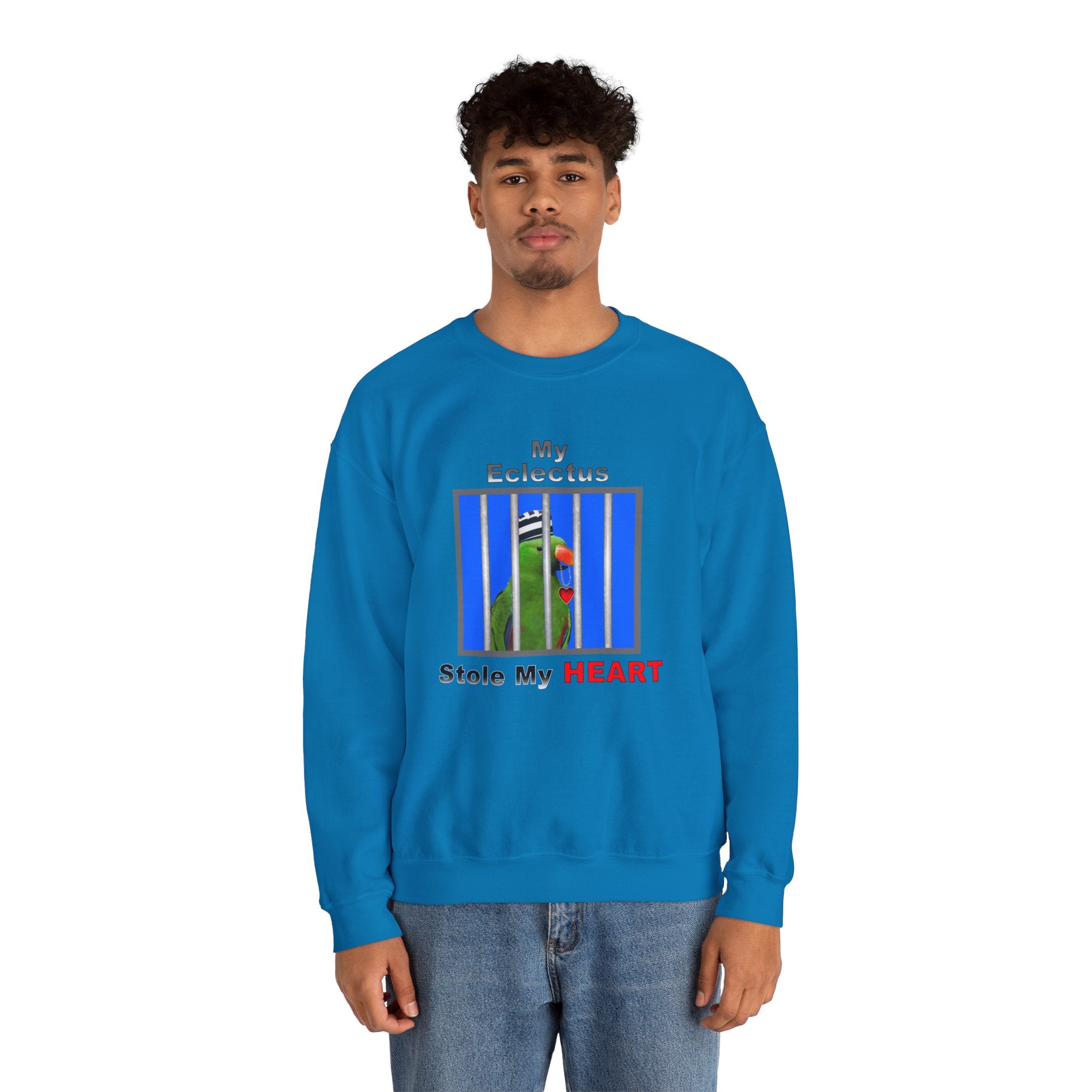 My Green Electus Stole My Heart Sweatshirt