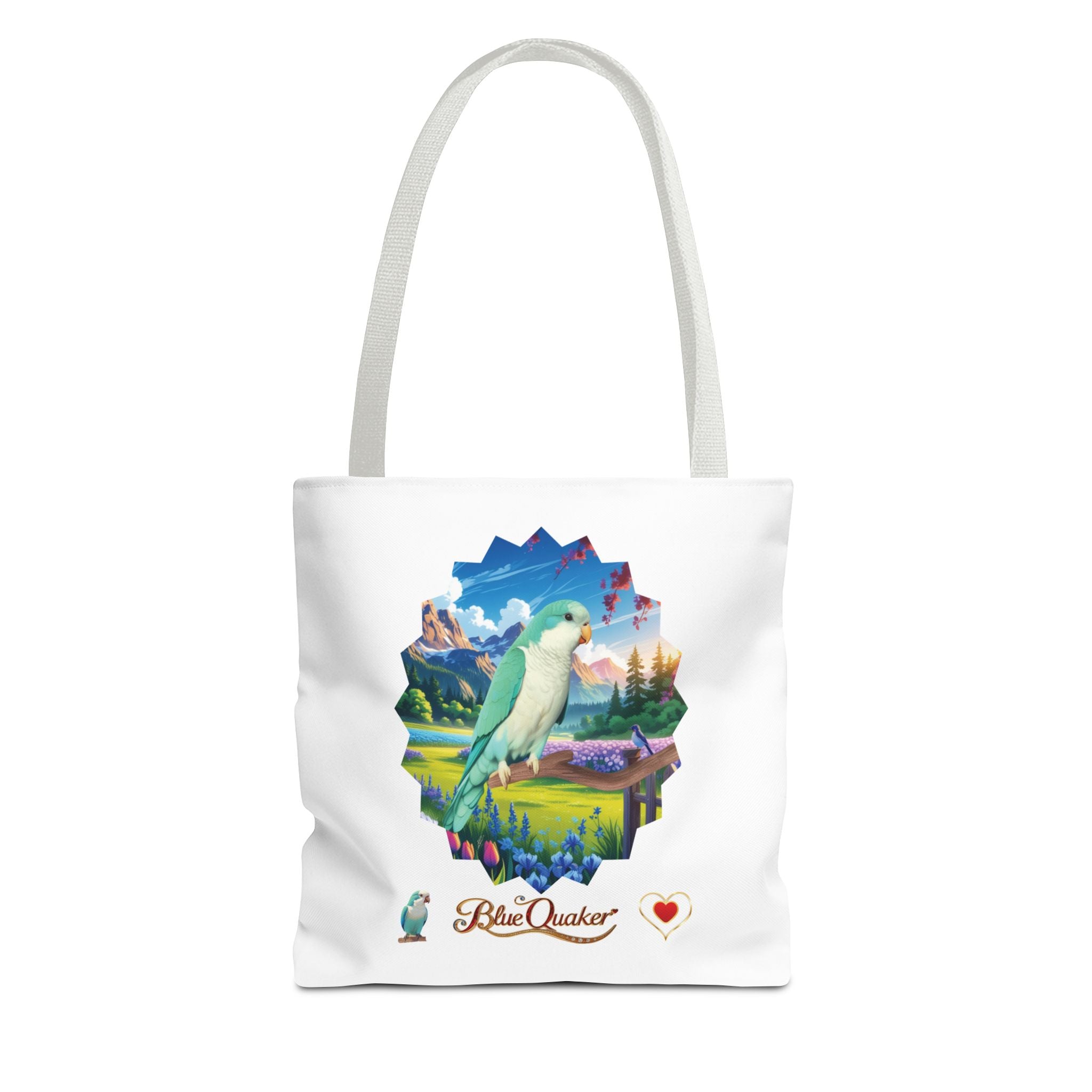 Blue Quaker Tote Bag