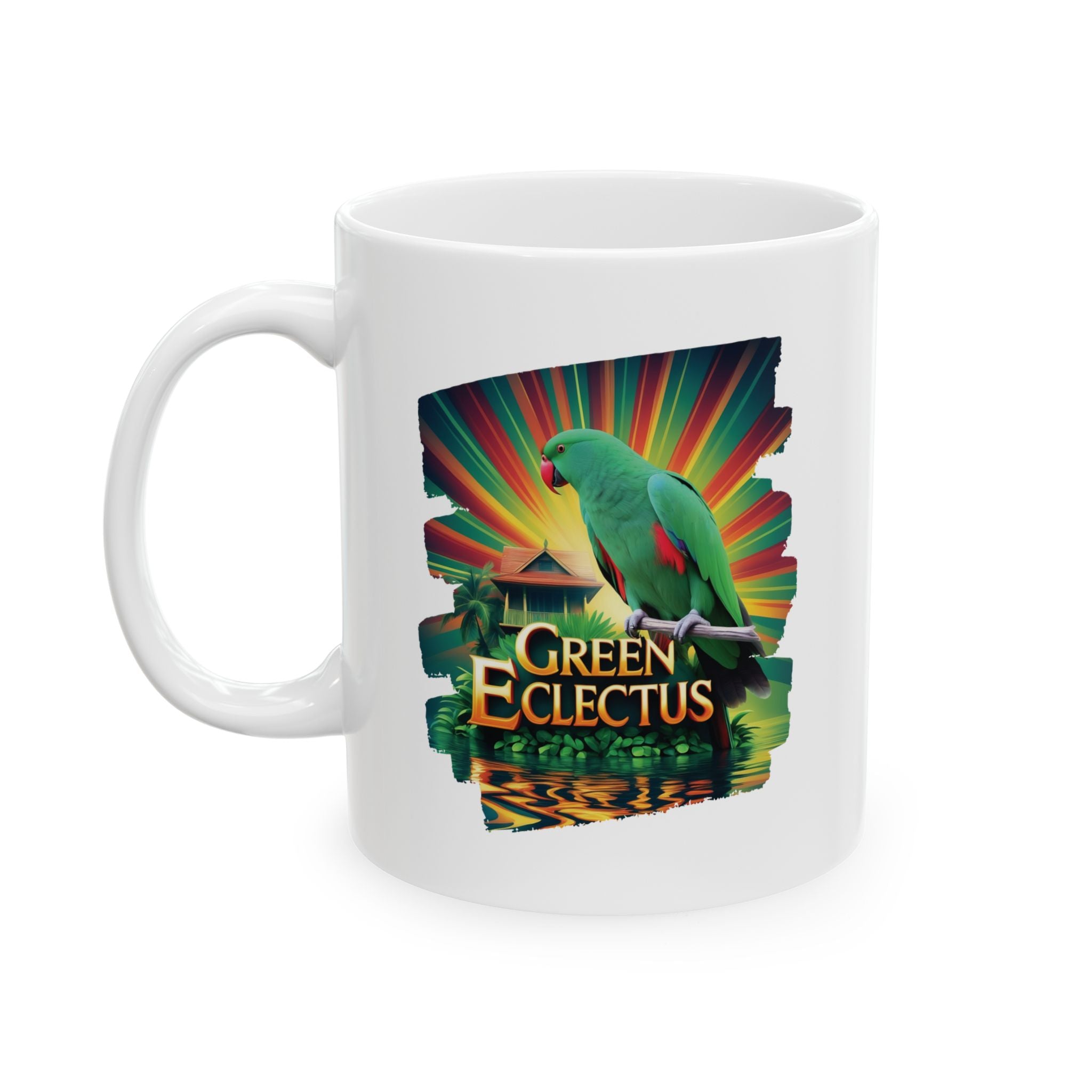 Green Eclectus Mug
