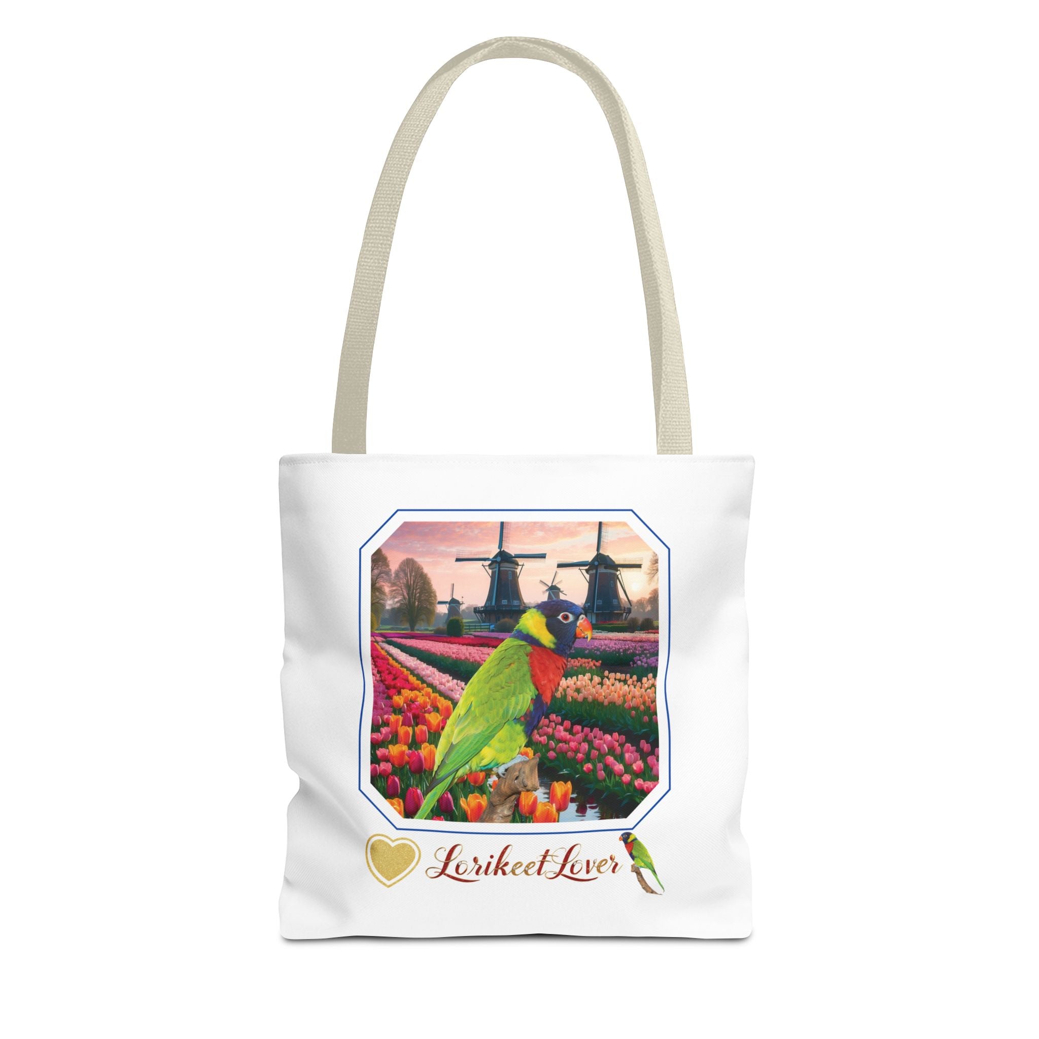 Green Lorikeet Lover Tote Bag