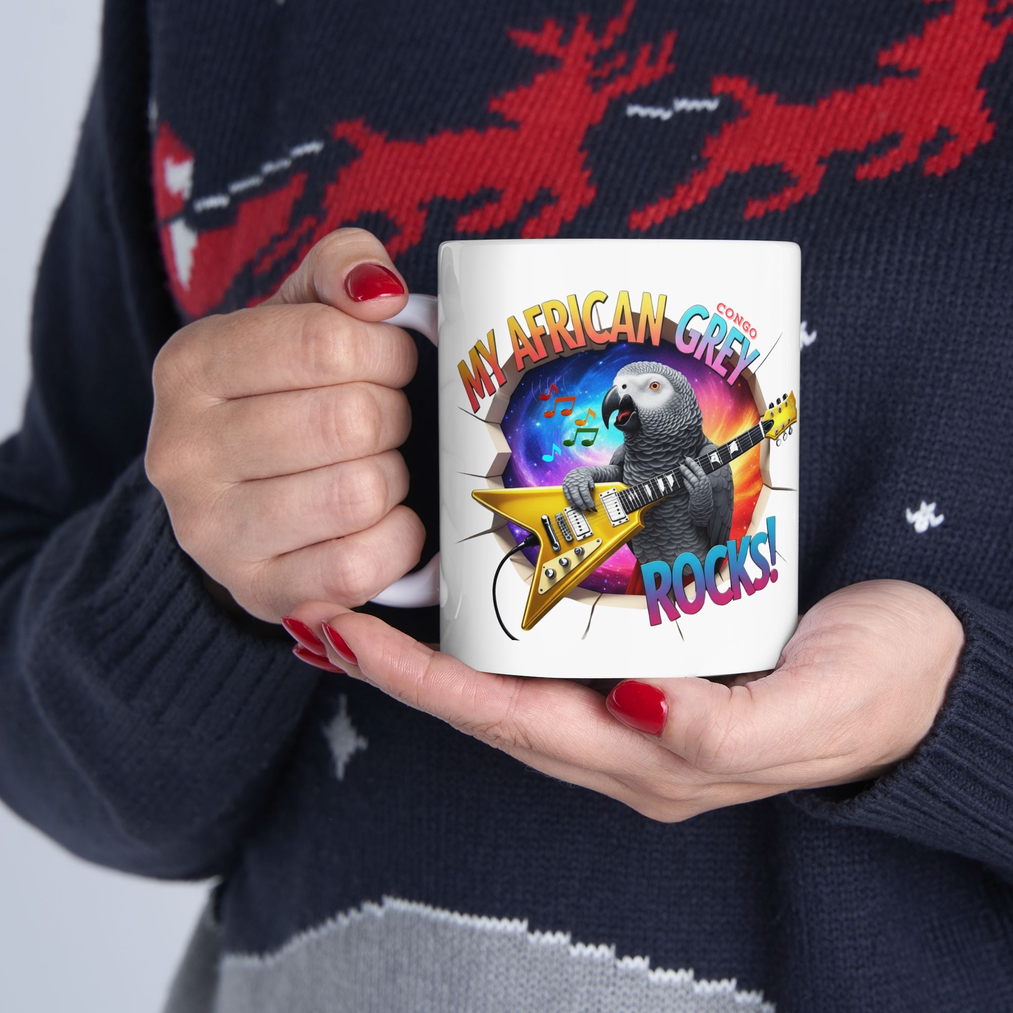 My African Grey Congo Rocks Mug