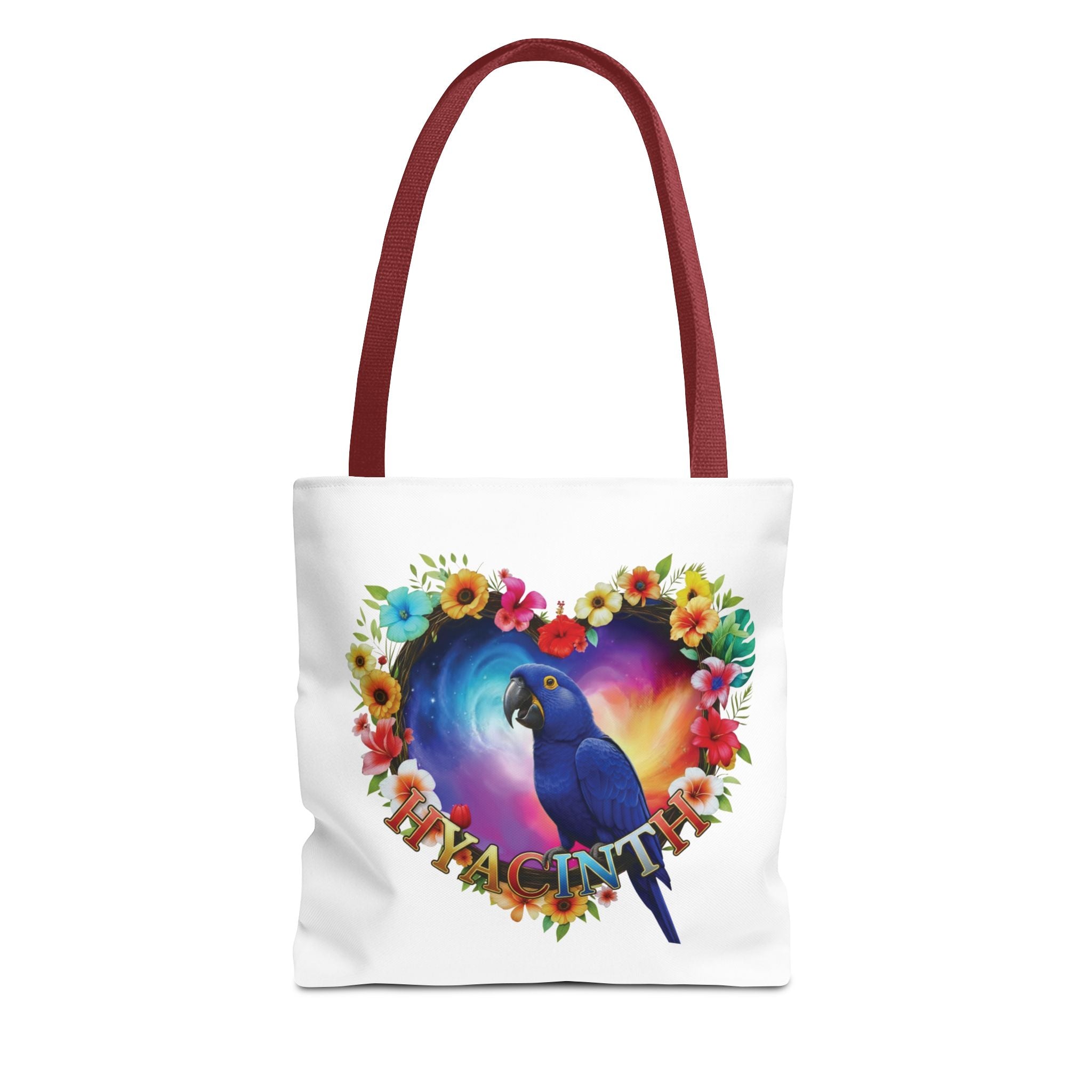 Hyacinth Parrot Floral Tote Bag