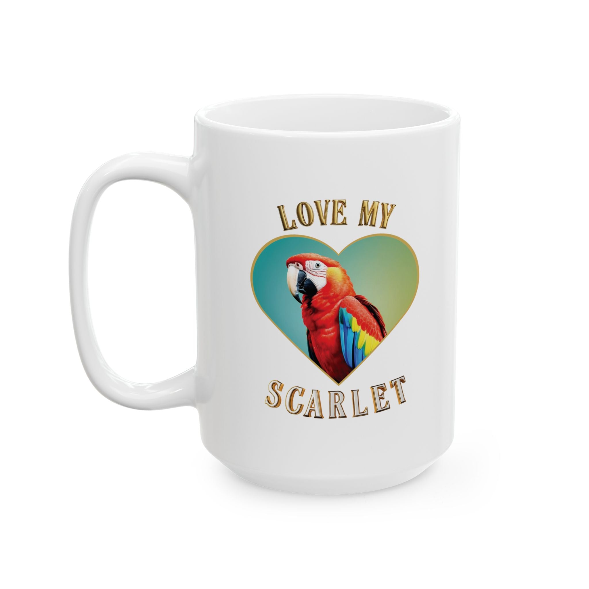 Love My Scarlet Macaw Mug