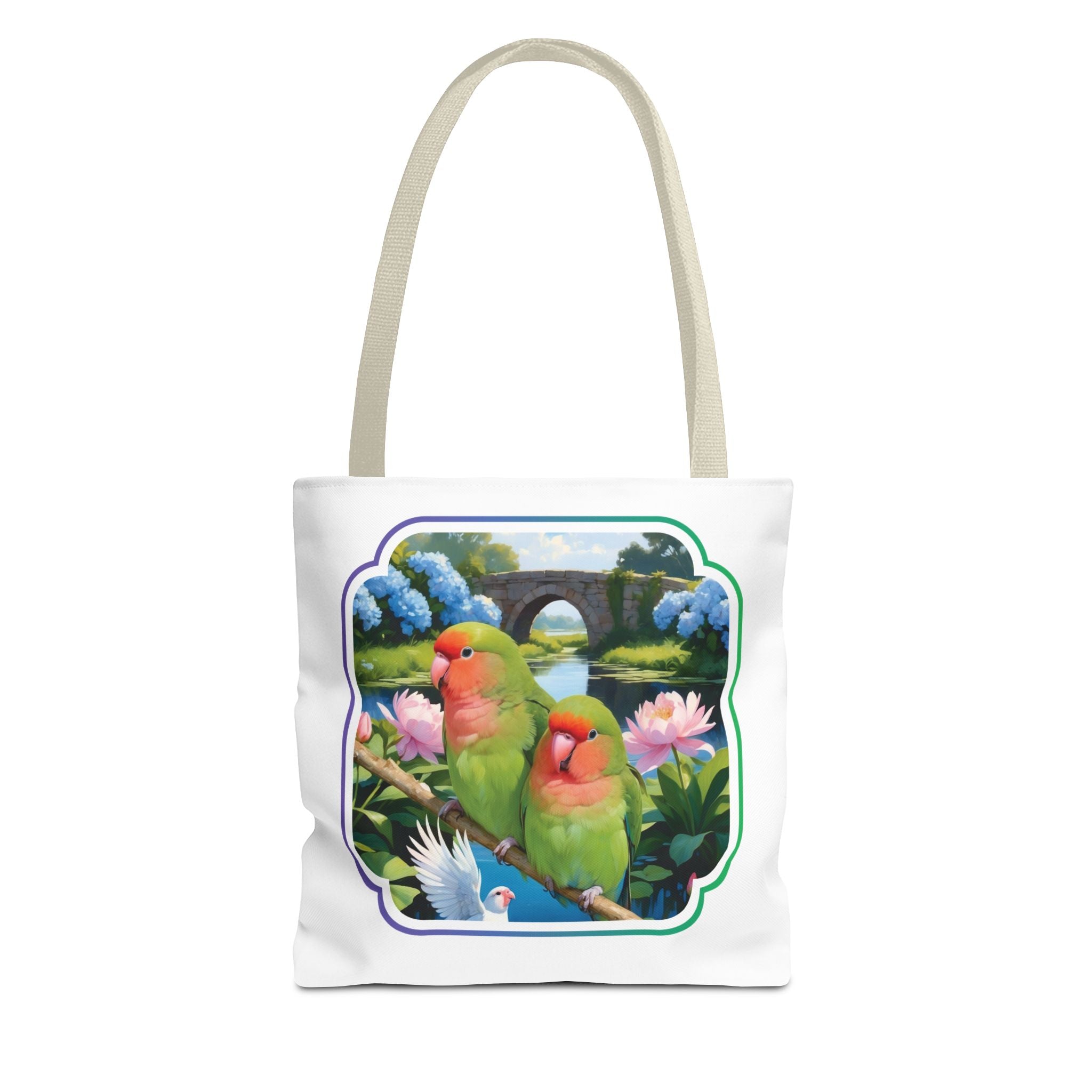 Lovebird Lover Bridge Tote Bag