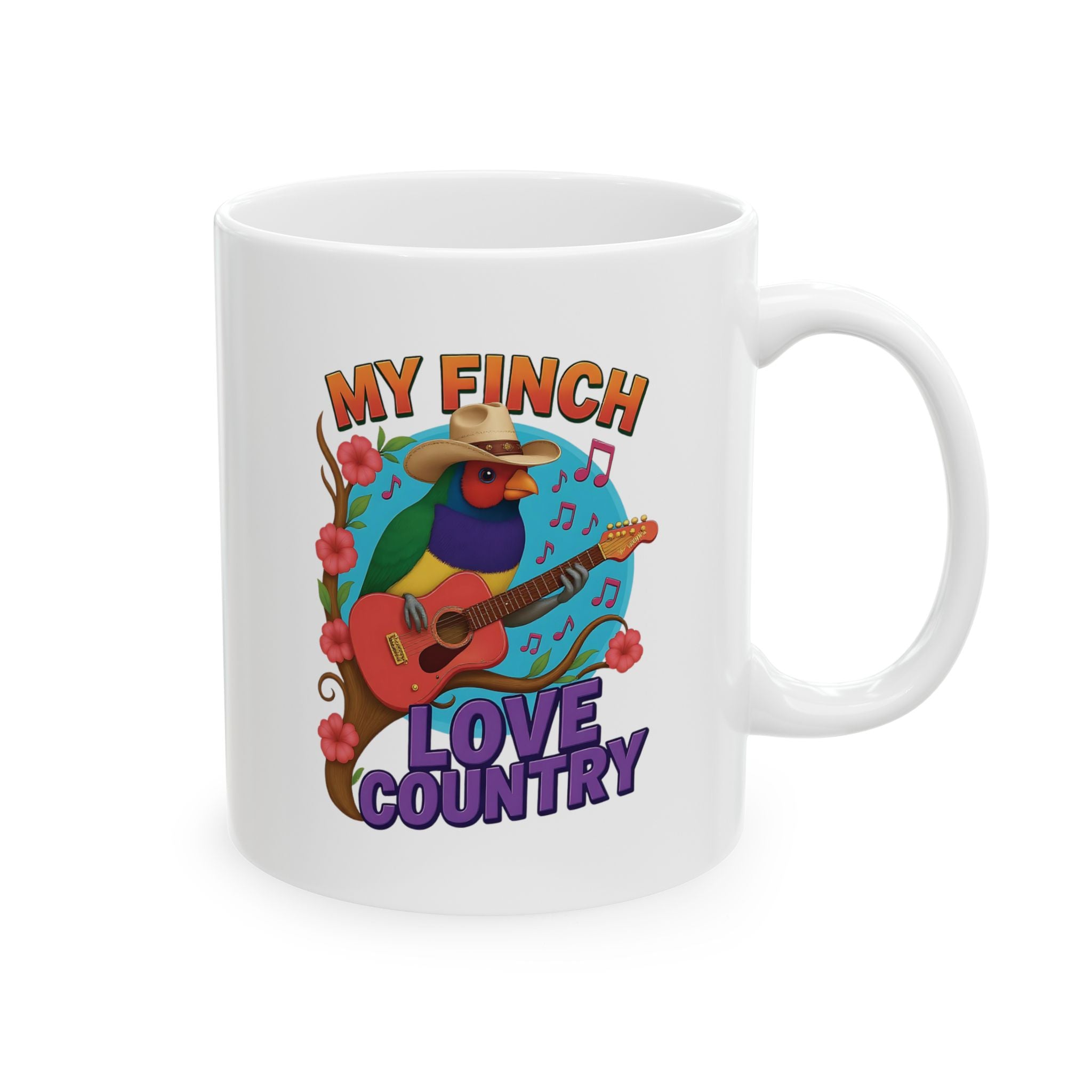My Finch Love Country Music Mug