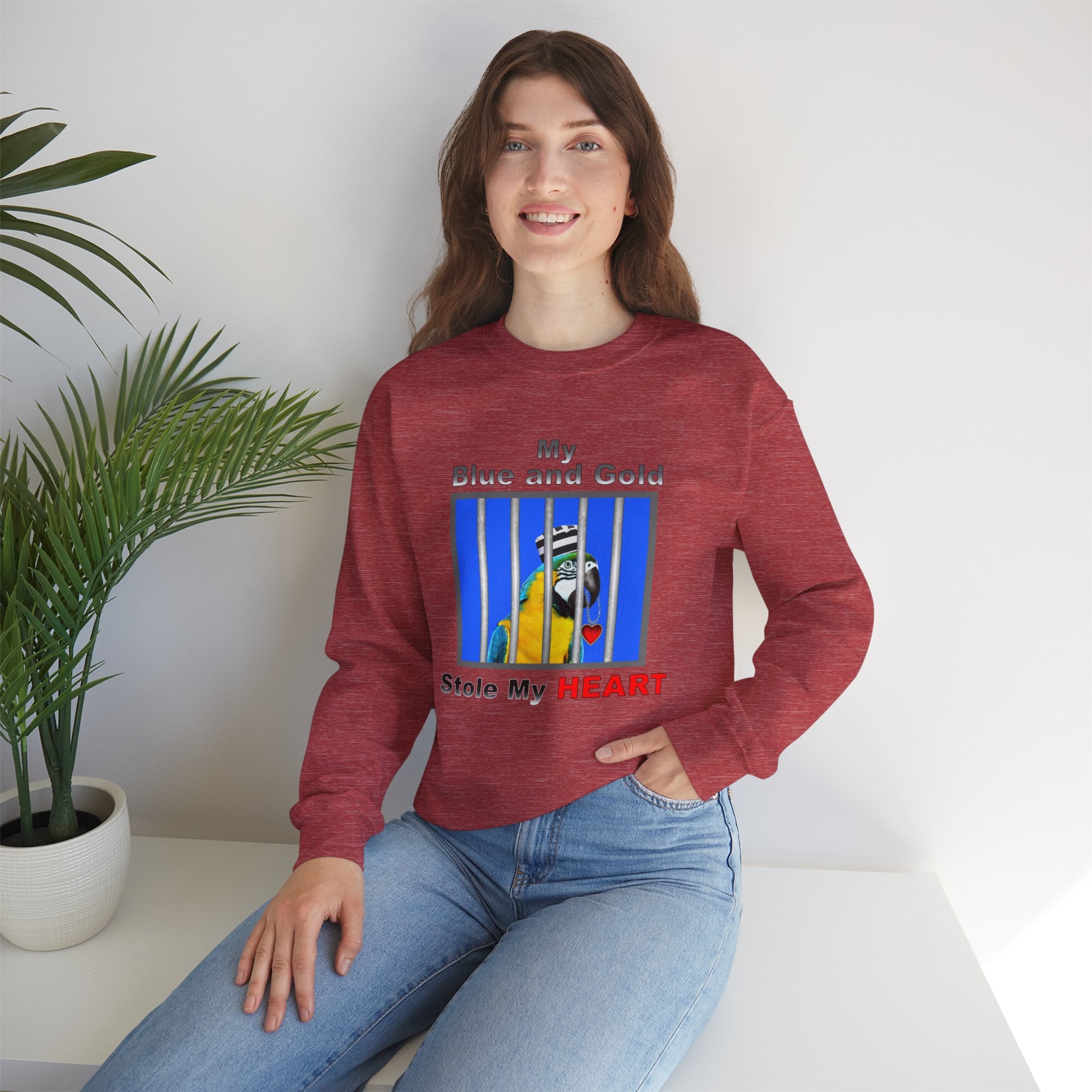 My Blue And Gold Stole My Heart Sweatshirt