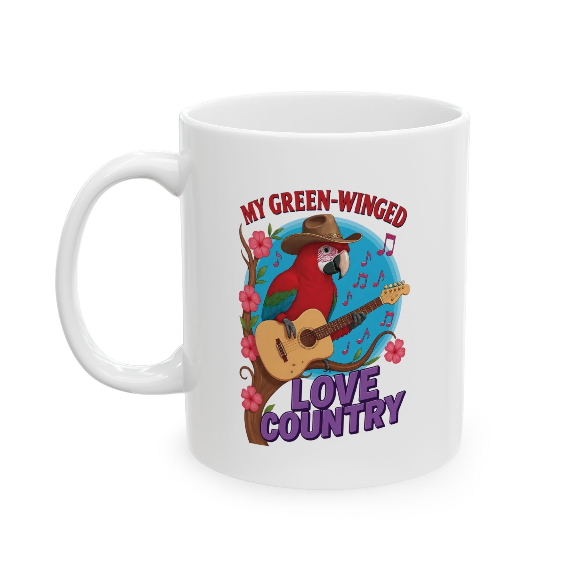 My Green-Winged Loves Country Mug